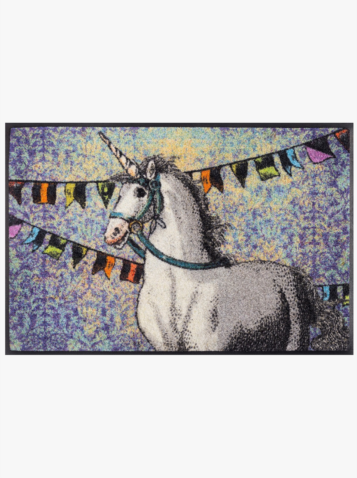 wash+dry by Kleen-Tex Fußmatte - blau-bunt