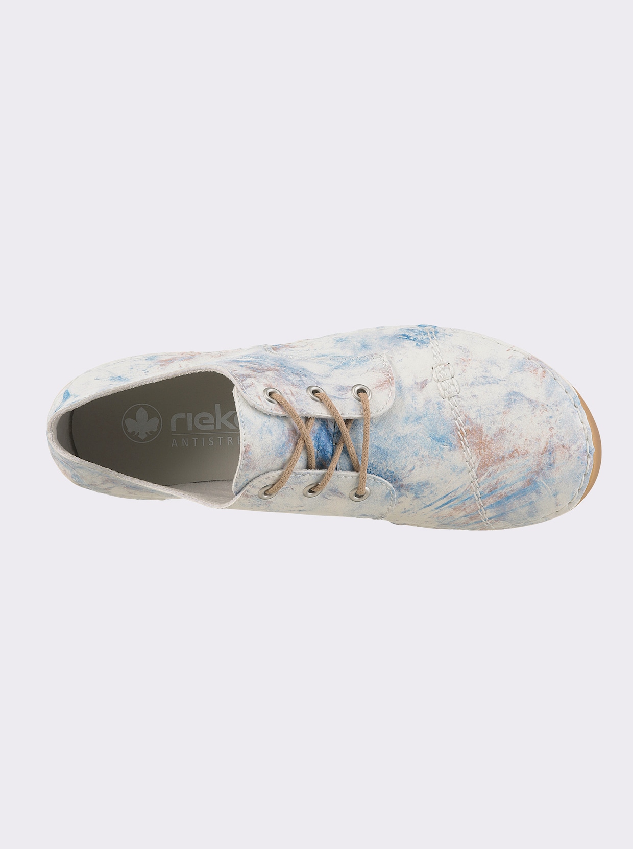 Rieker Schnürschuh - eisblau