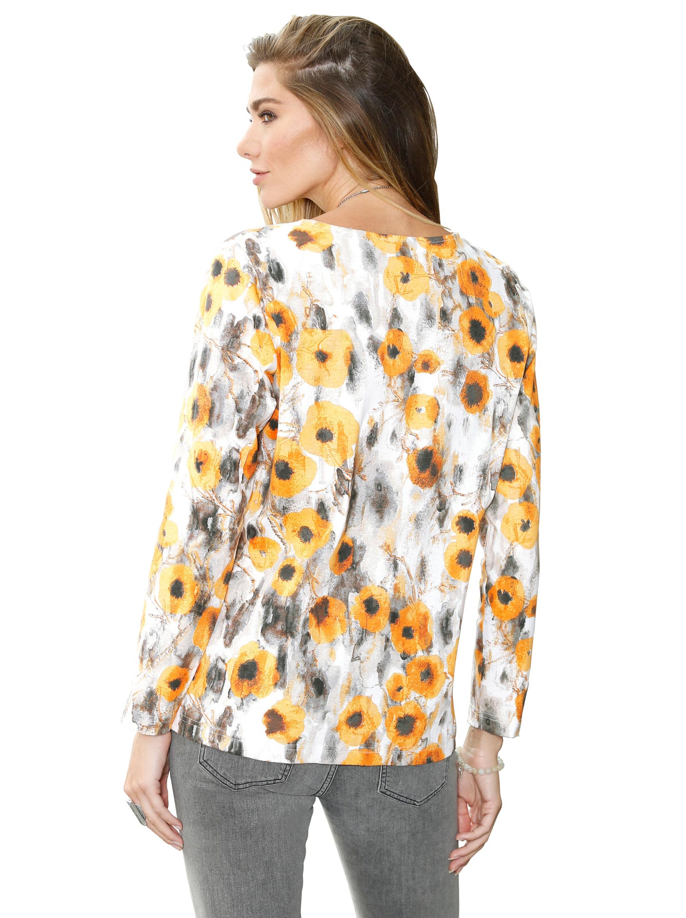 Shirt - gelb-bedruckt