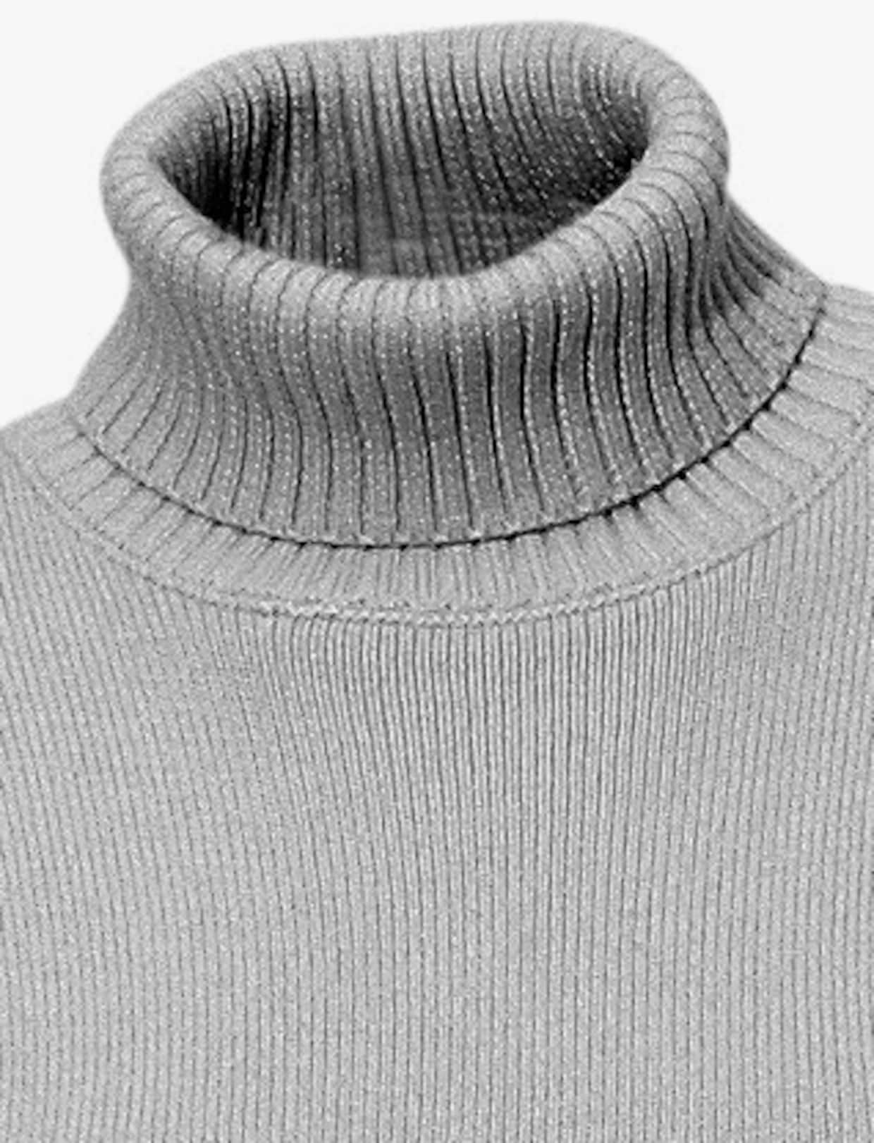 heine Rollkragen-Pullover - grau-melange