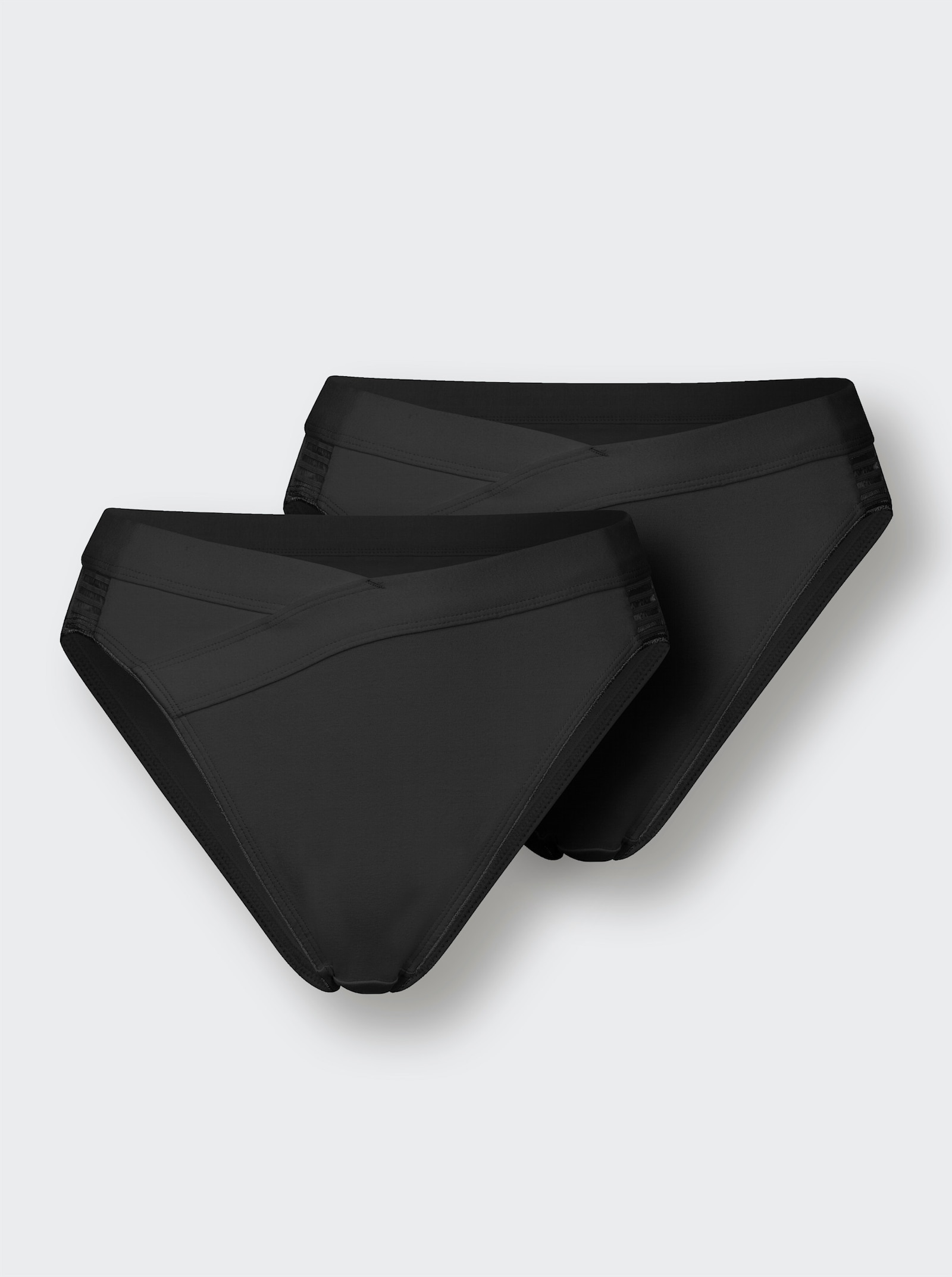 wäschepur Kalhotky s pružným textilním pasem - černá