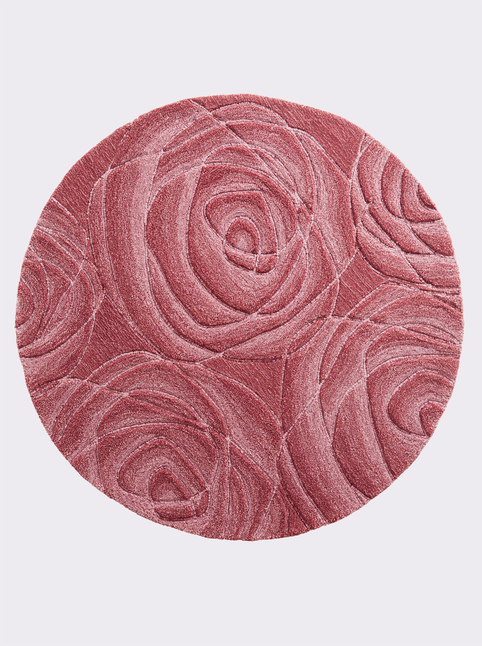 heine home Teppich - rosa-bordeaux