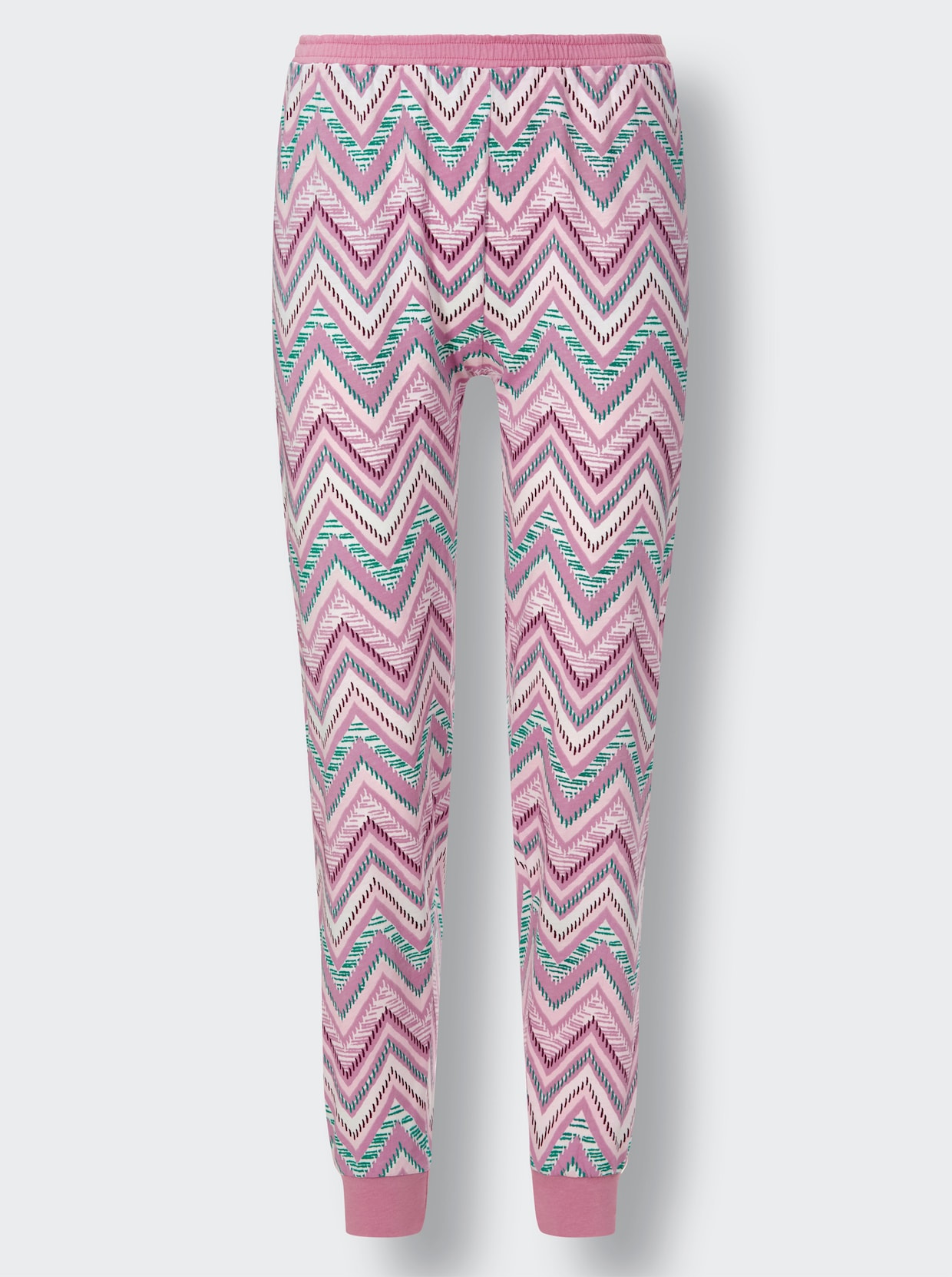 Pyjama-Broek - oudroze geprint