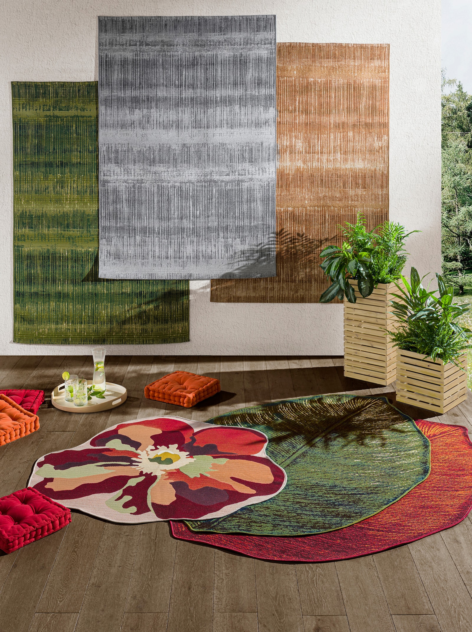 heine home Teppich - grün