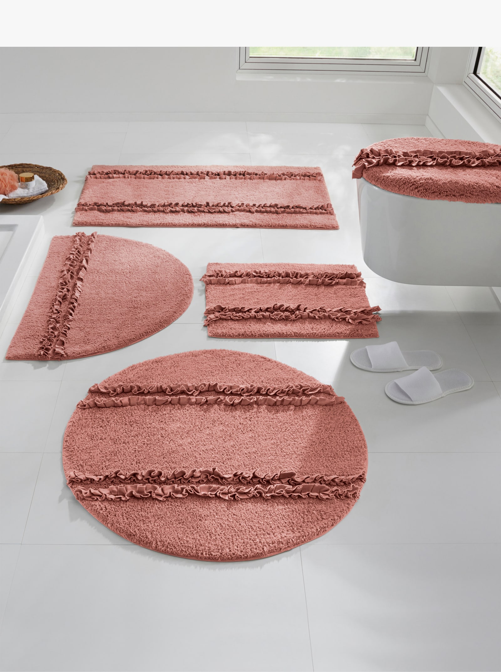 heine home Tapis de bain - vieux rose