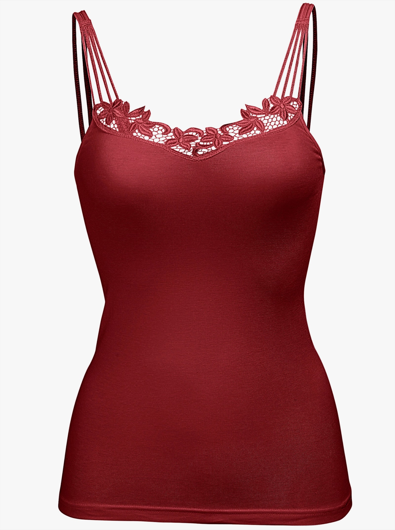 comazo Hemd van modalstretch - bordeaux