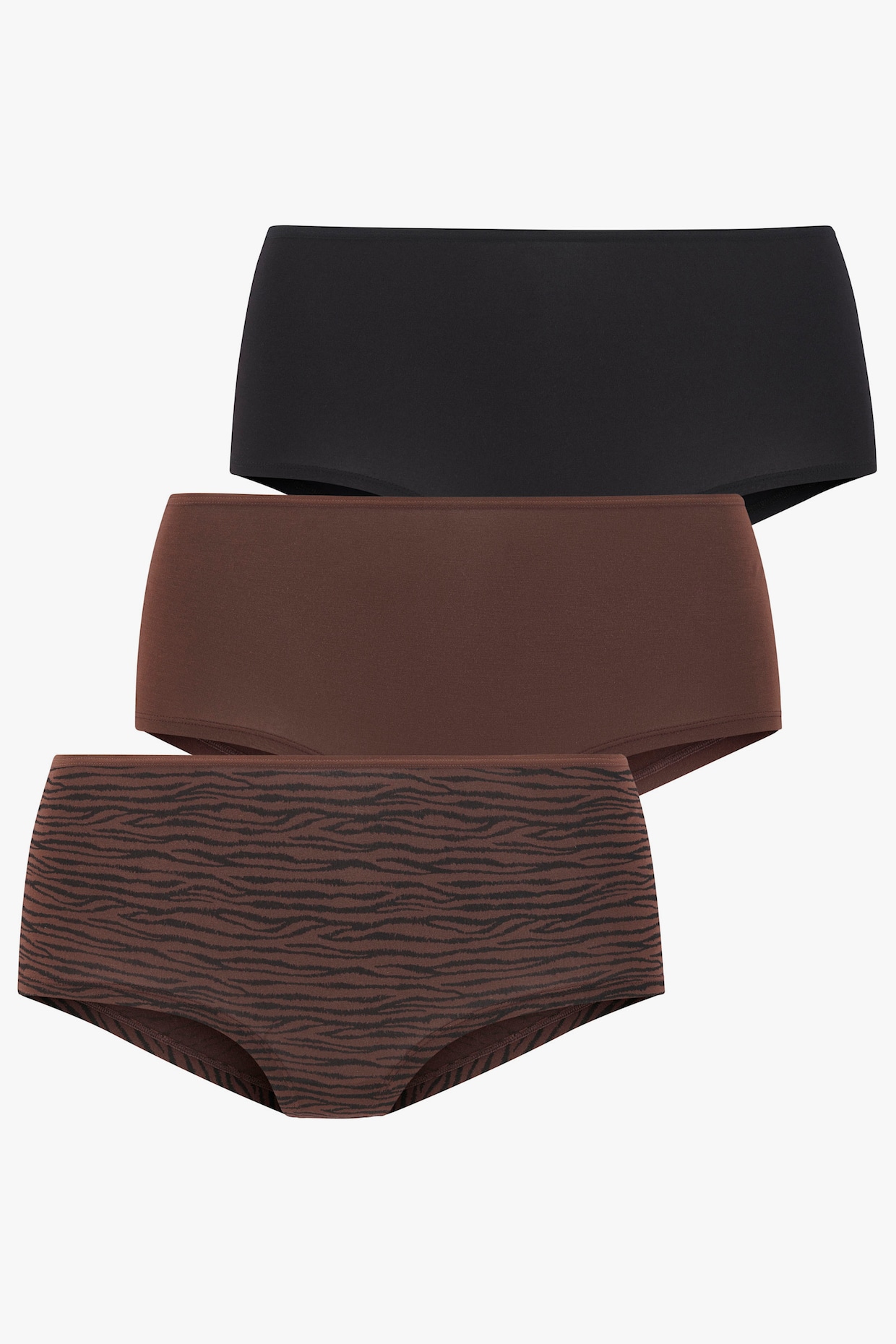 LASCANA Panty - braun, schwarz
