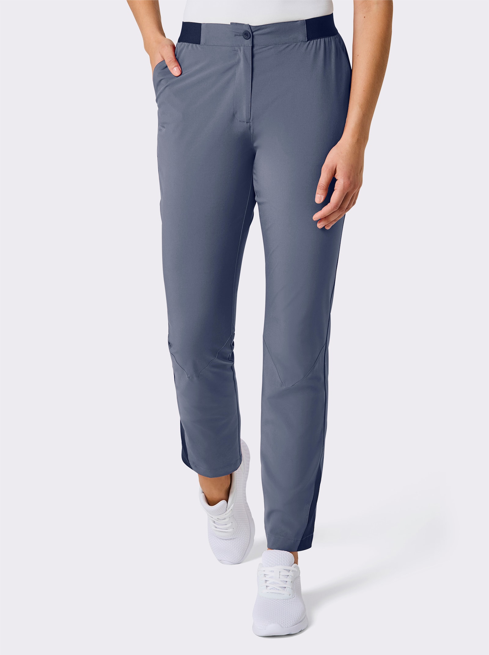 Catamaran Sports Trekkinghose mit Leistentaschen hinten - taubenblau