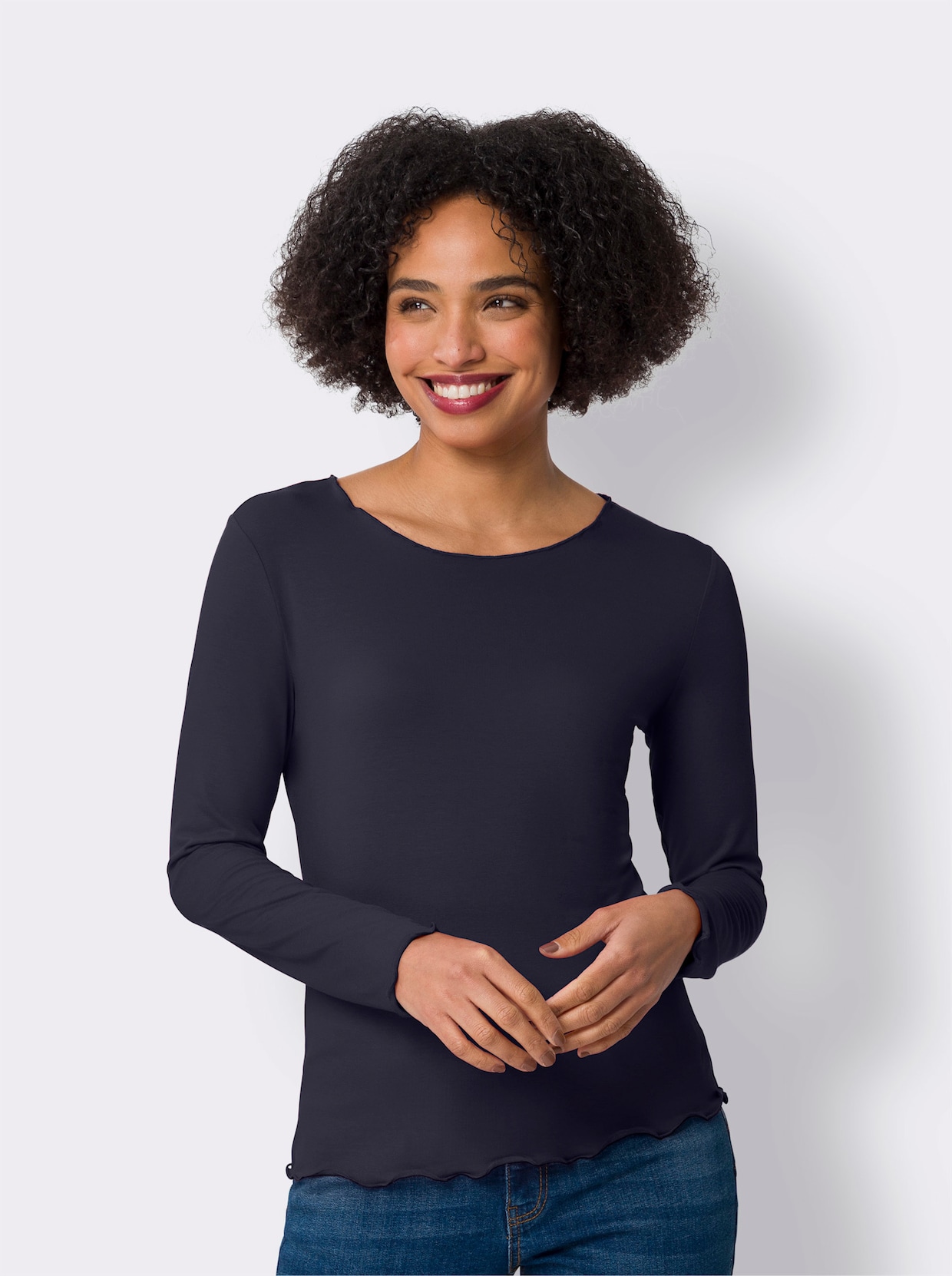 heine Shirtset - marine/ecru