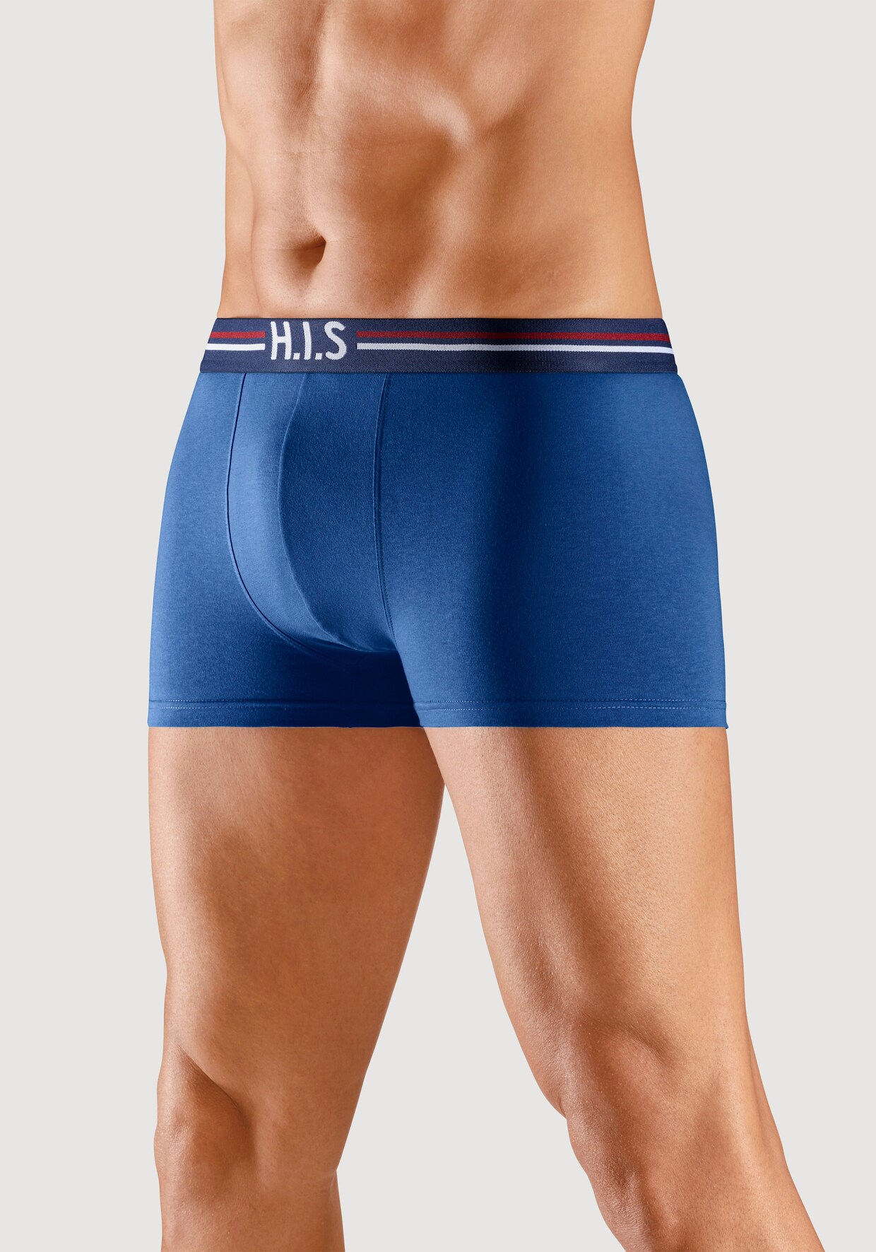 H.I.S Boxer - navy, blau, hellblau, schwarz, weiß