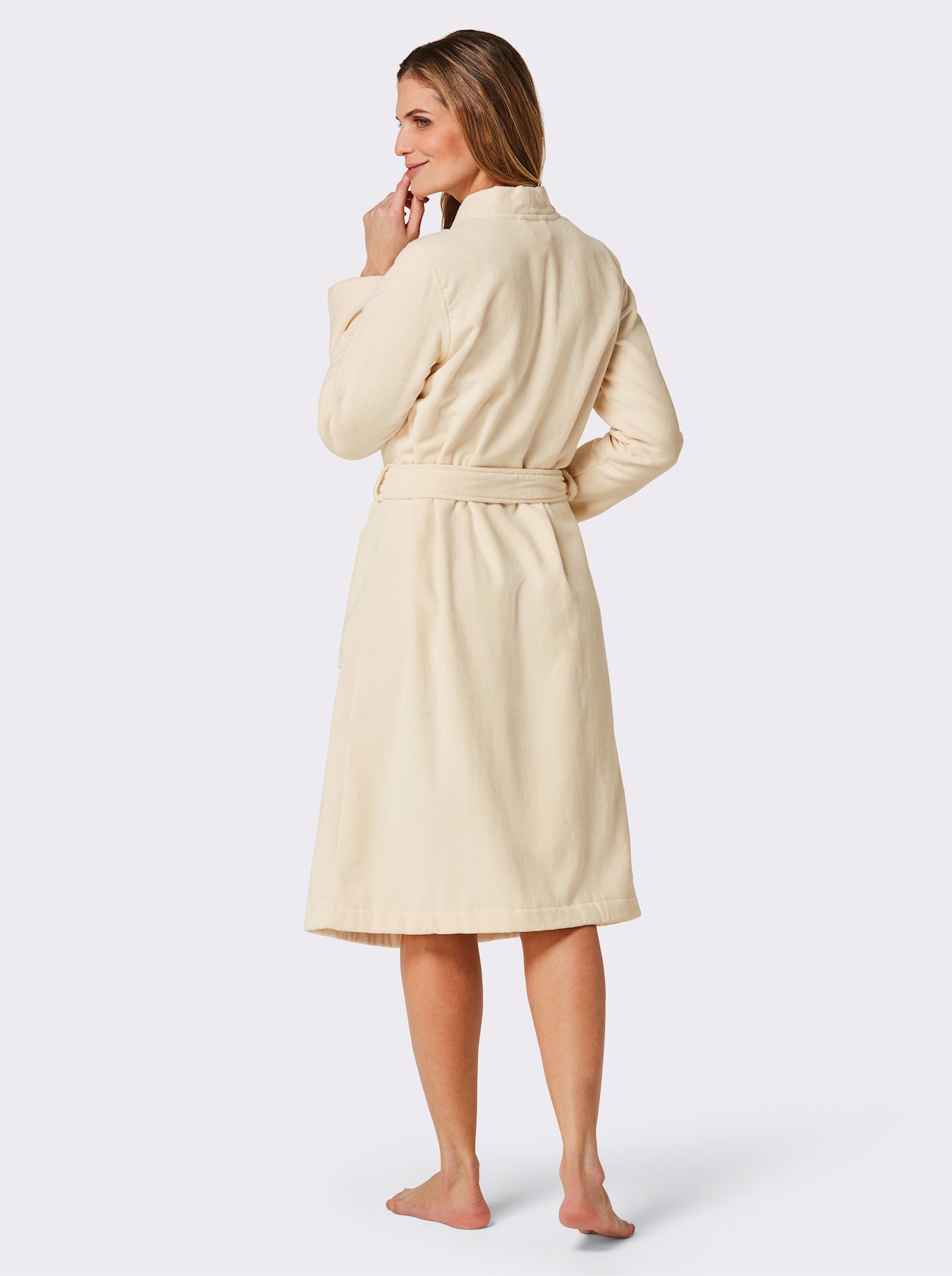 feel good Bademantel - champagner