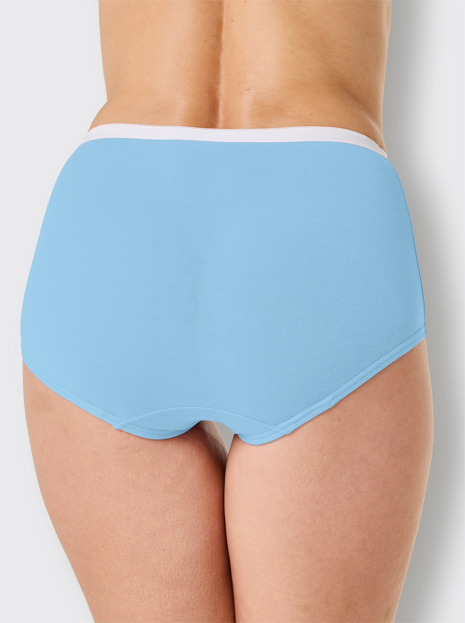 wäschepur Taillenslip - aqua + orchidee + zitrone + taubenblau