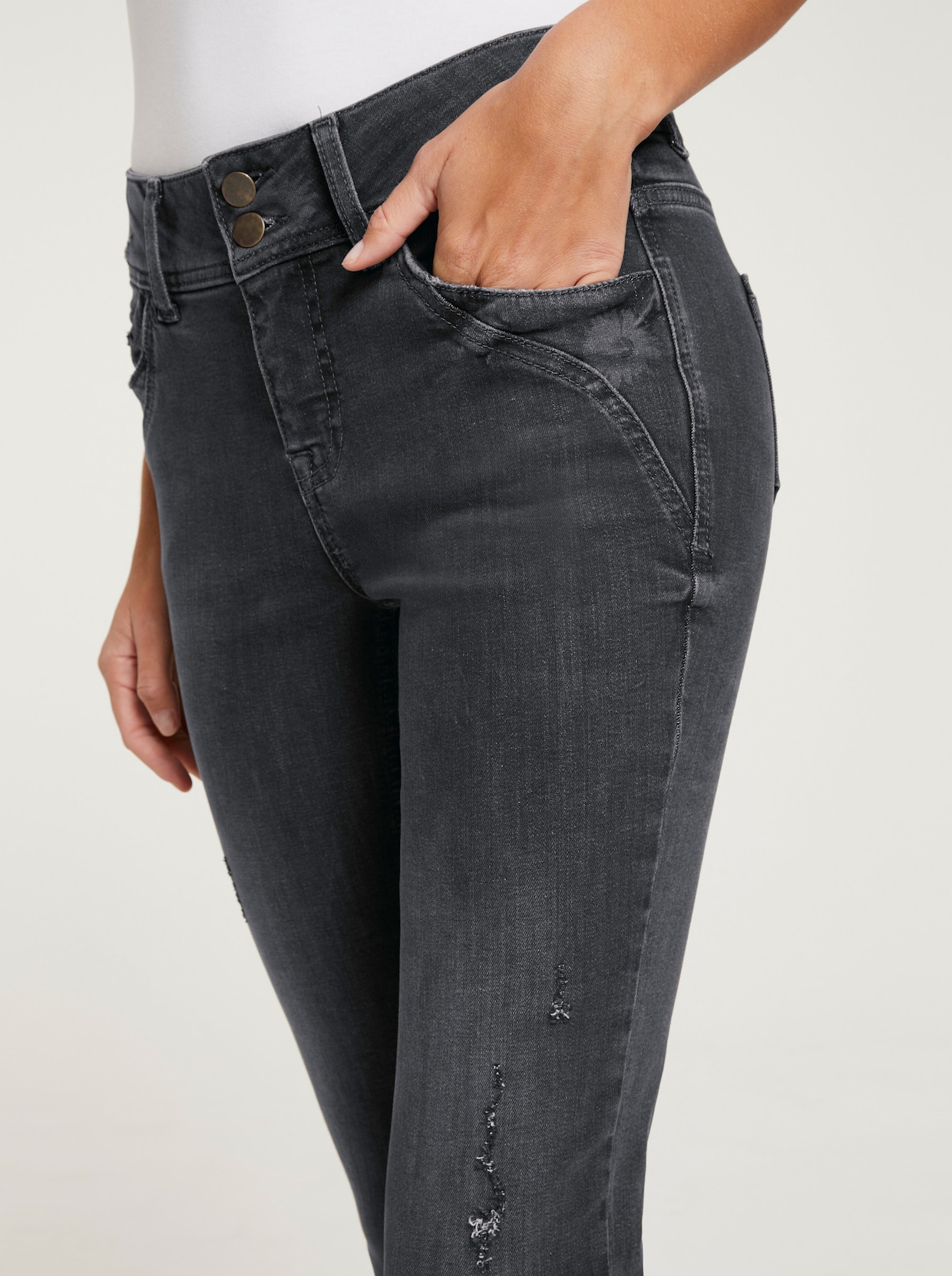 heine Jean skinny - noir denim