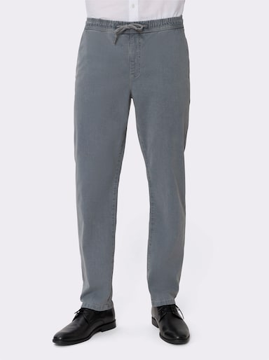 Schlupfjeans - grey denim