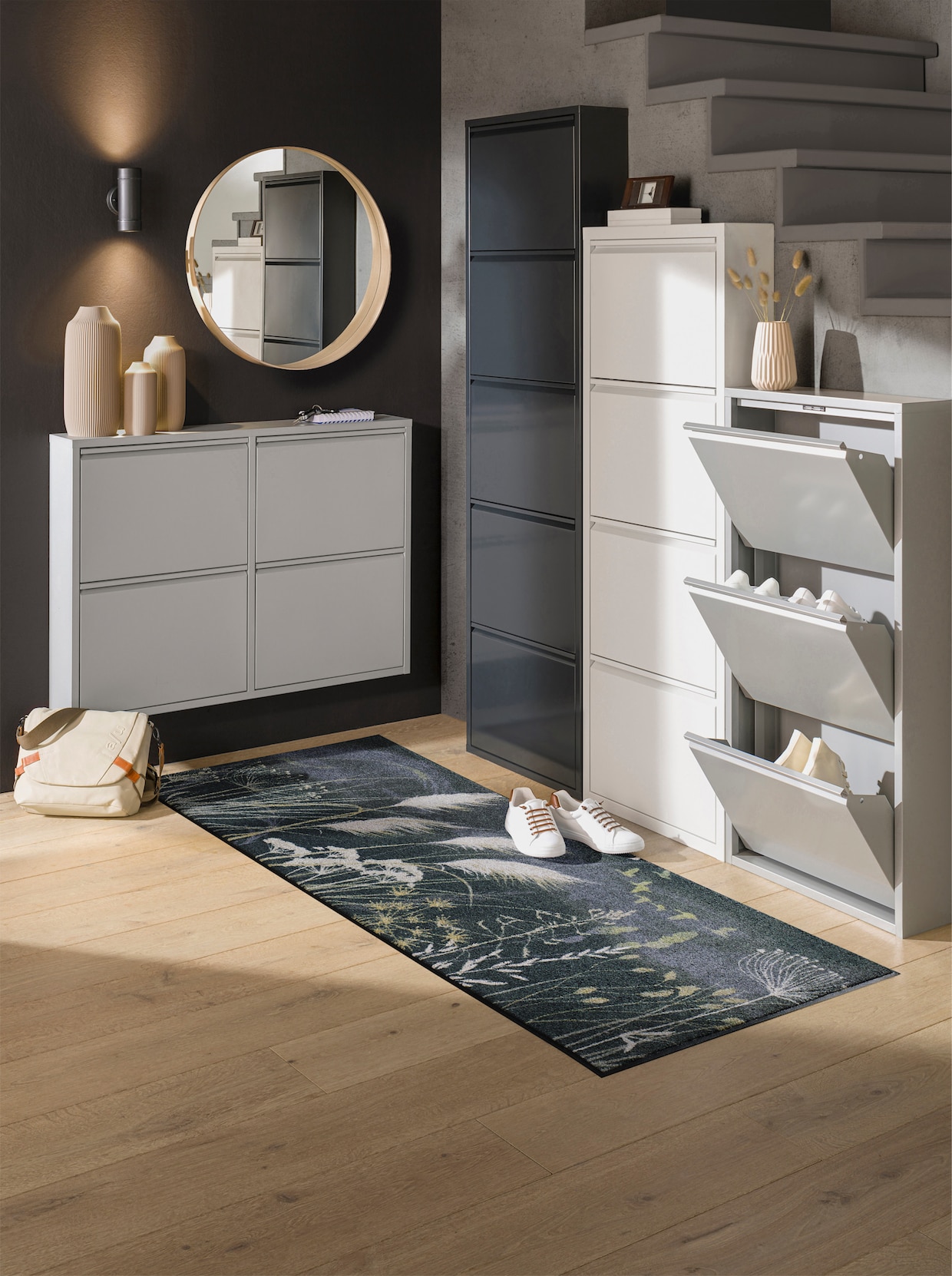 wash+dry by Kleen-Tex Fußmatte - anthrazit-natur