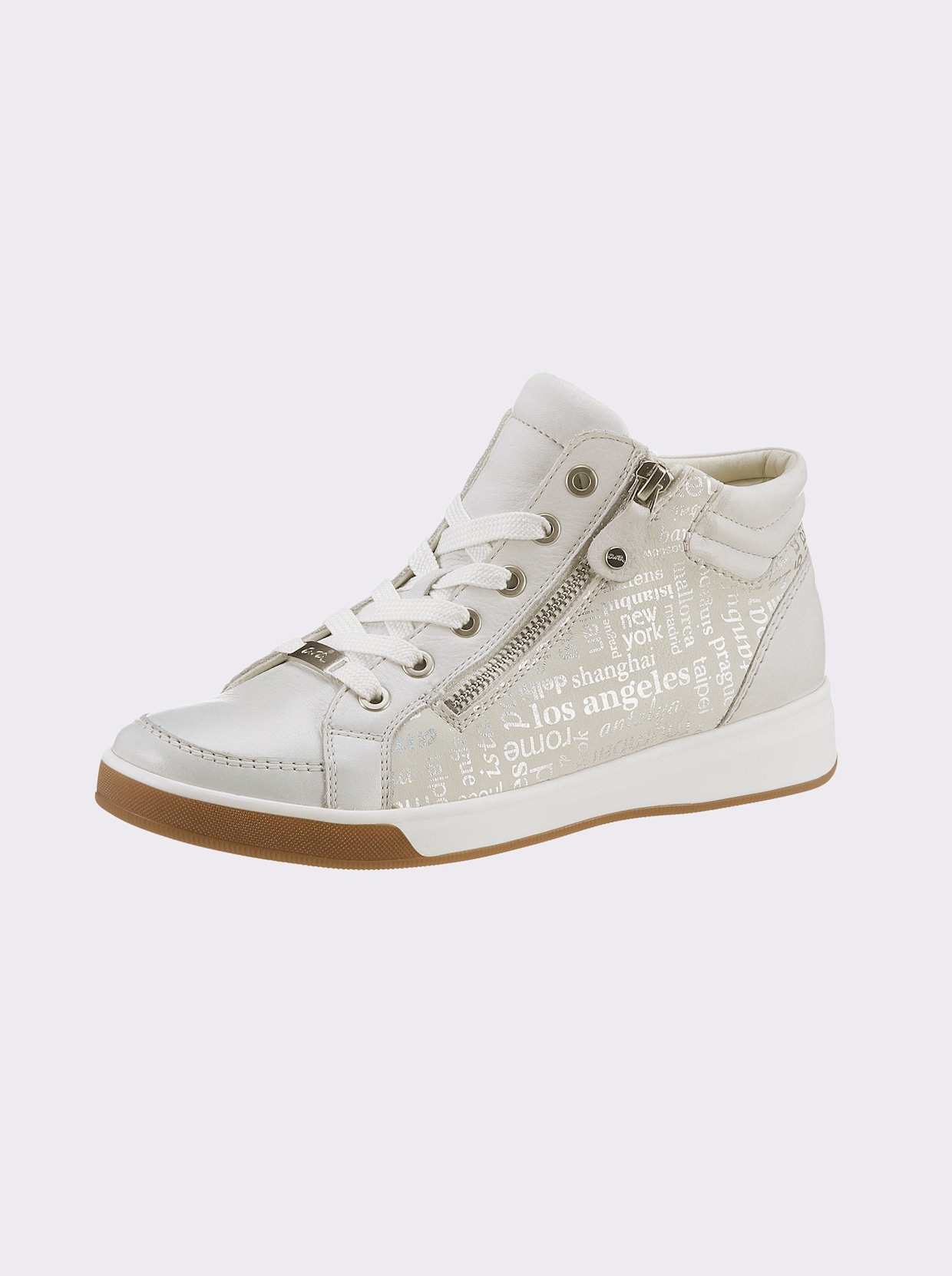 ARA Sneaker - wit geprint