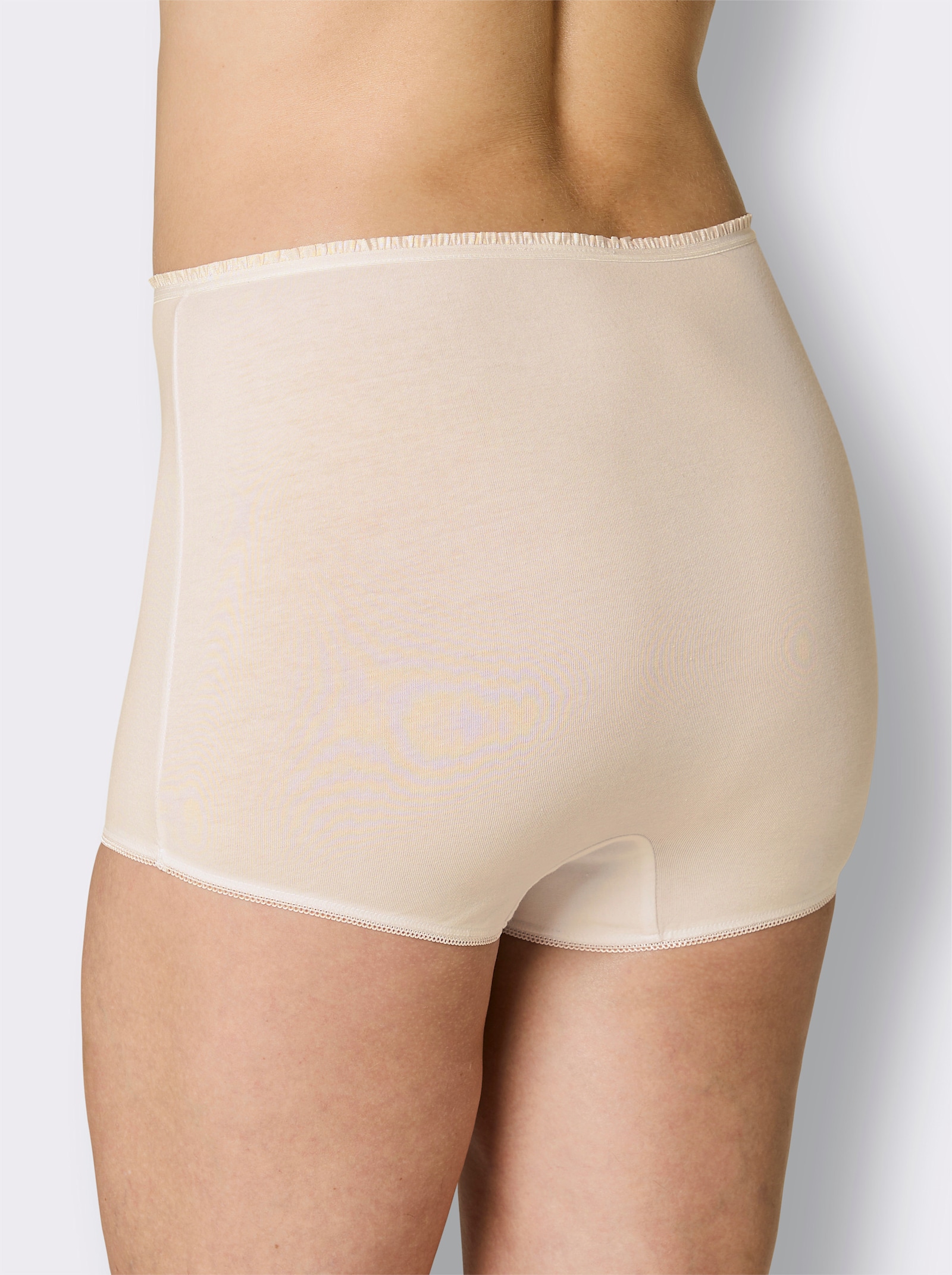 wäschepur Panty mit elastischem Zierbund - elfenbein