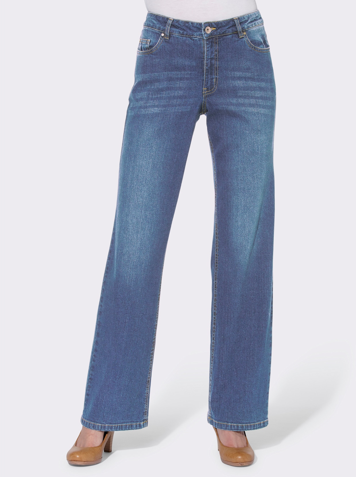 Jeans - blue-stone-washed