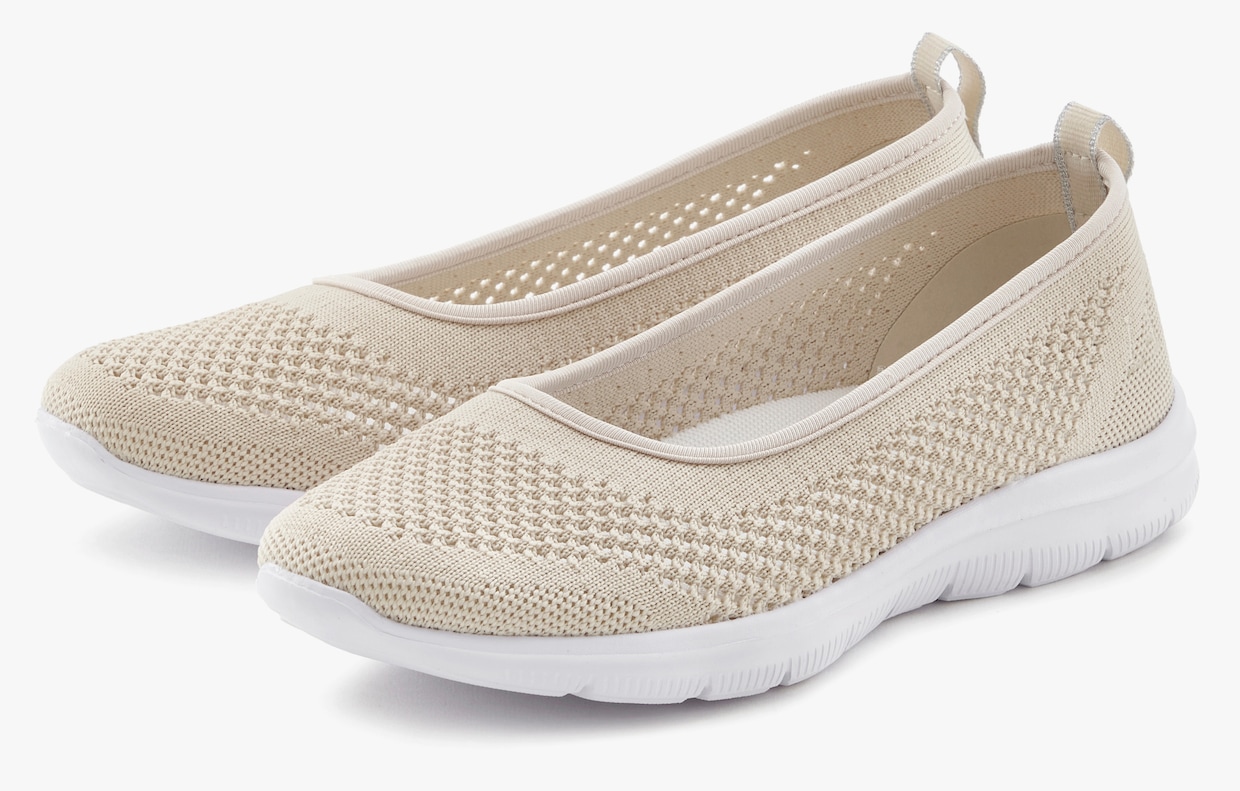 LASCANA Sneaker Ballerinas - beige