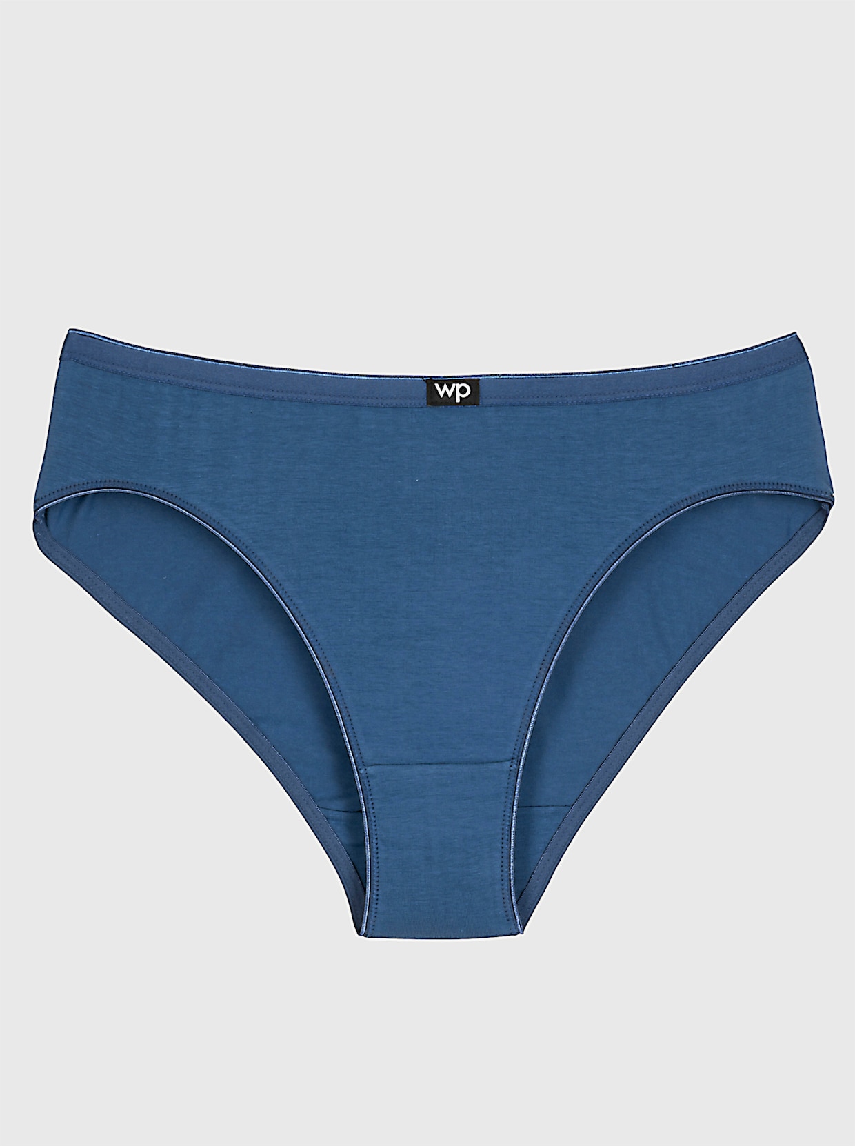 wäschepur Dámske boxerky so zvýšeným pásom - tmavosivý melír + džínsová modrá + antracitová + červená + námornícka modrá