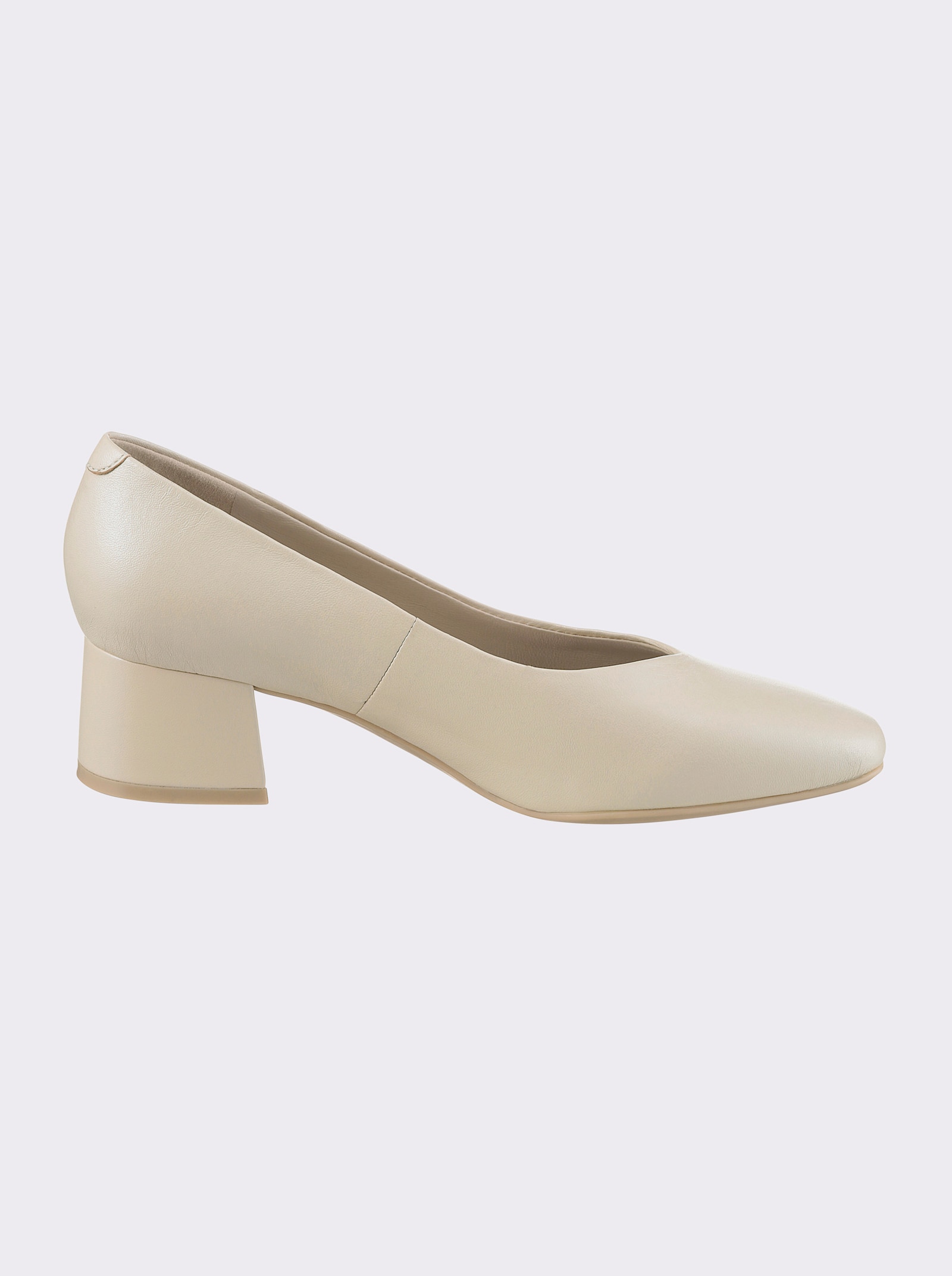Caprice Pumps mit Blockabsatz - beige