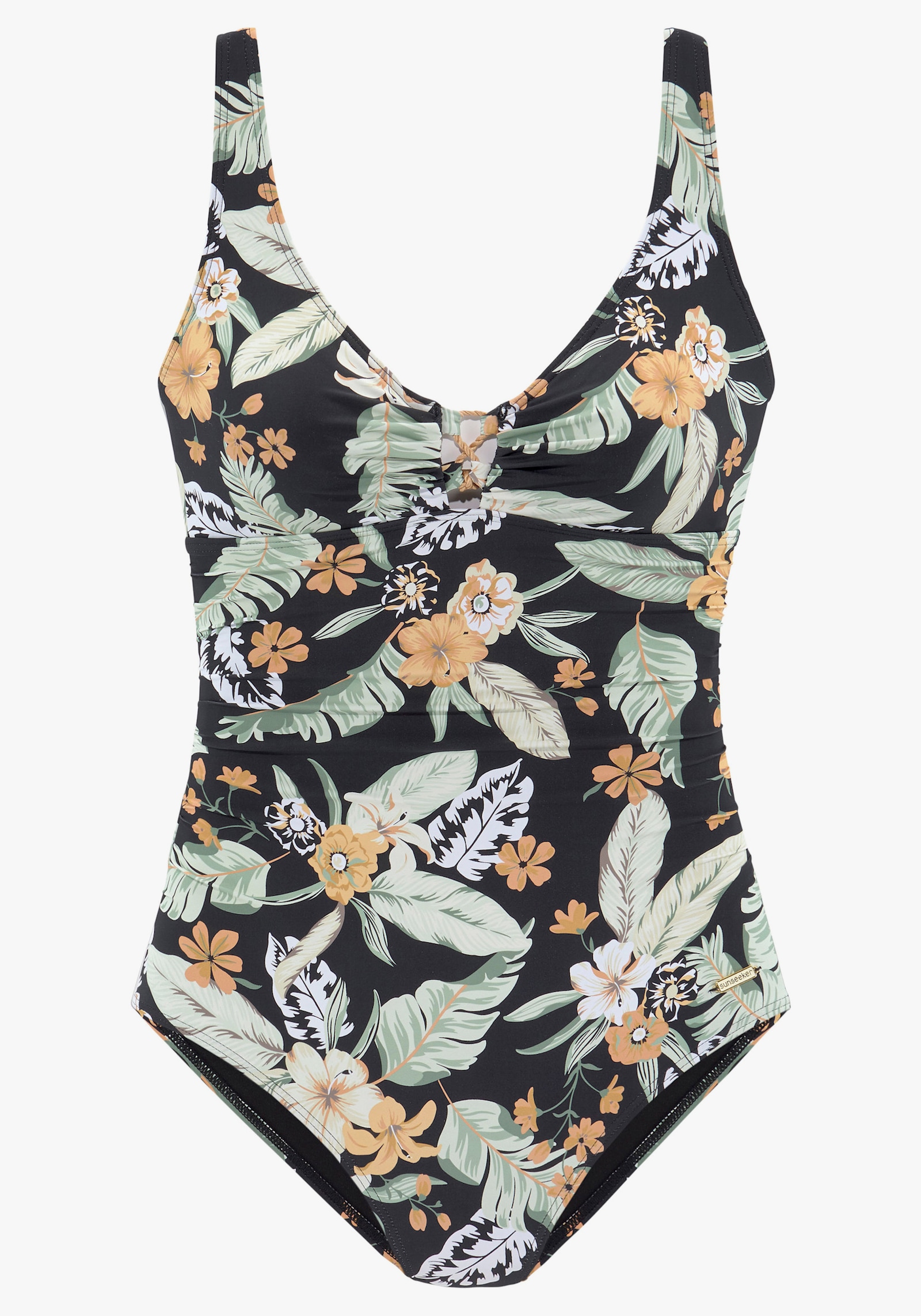 Sunseeker Badeanzug - schwarz-bedruckt