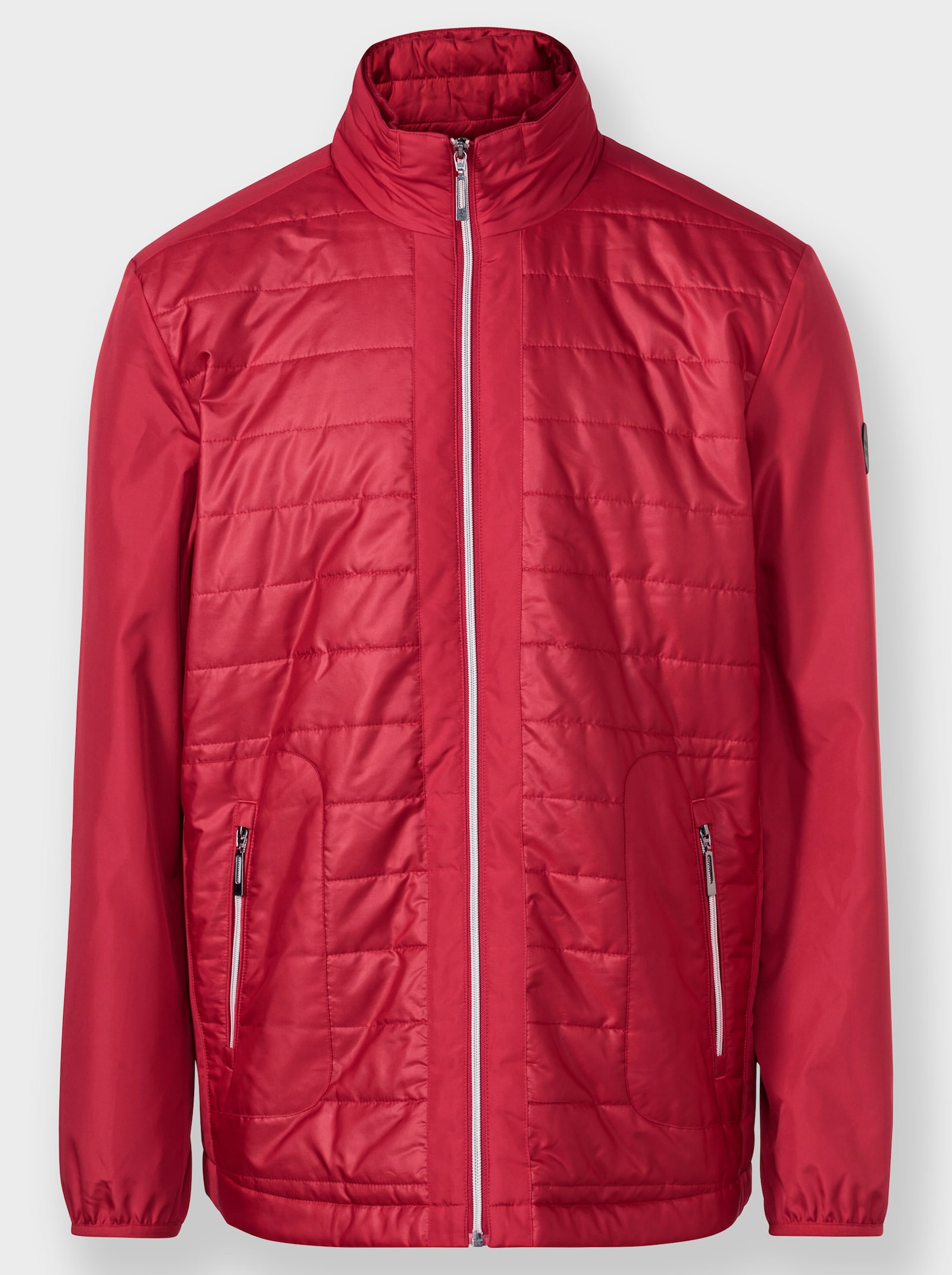 Marco Donati Jacke mit Steppung vorne und hinten - rot