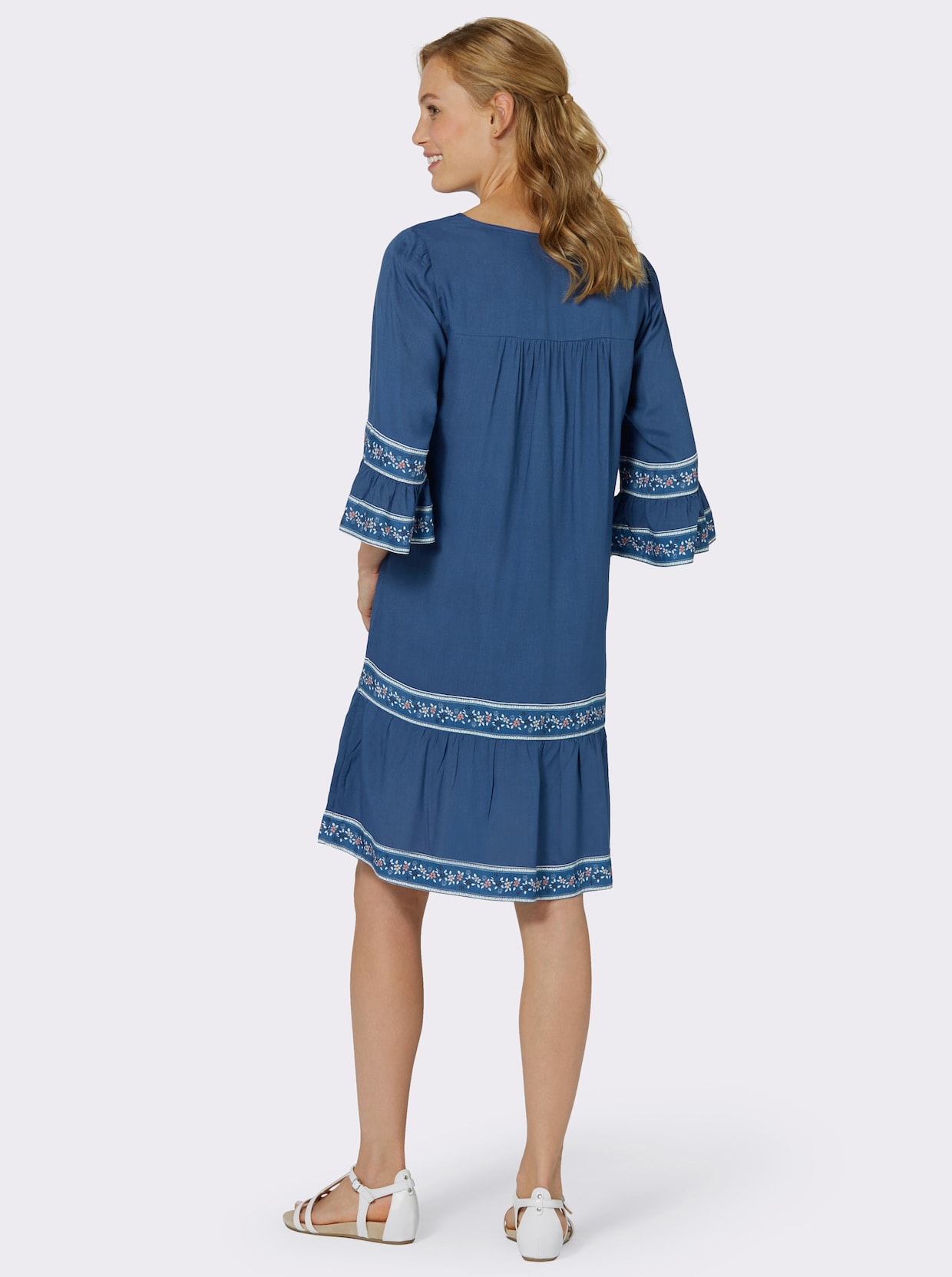 Robe tunique - bleu jean