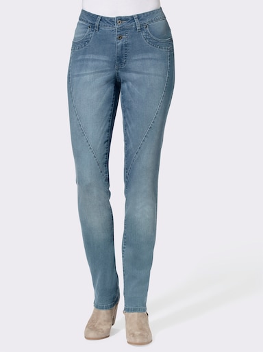 Jeans - blue-bleached