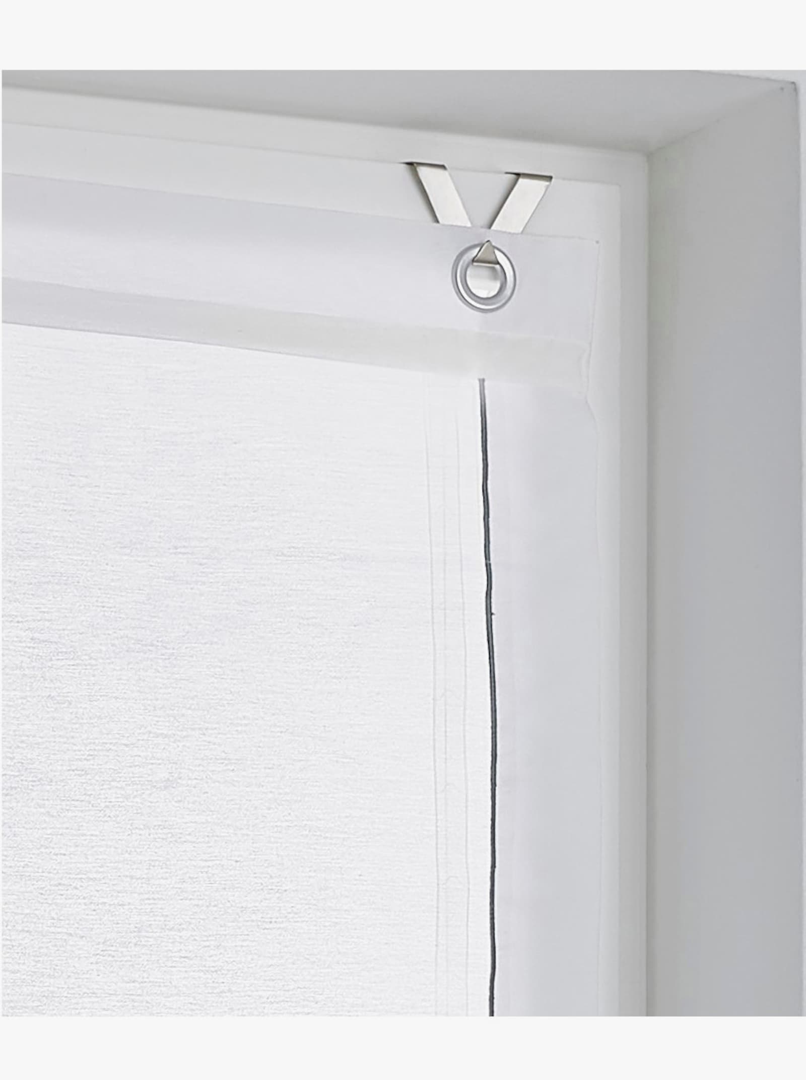 heine home Raffrollo - weiß-grau