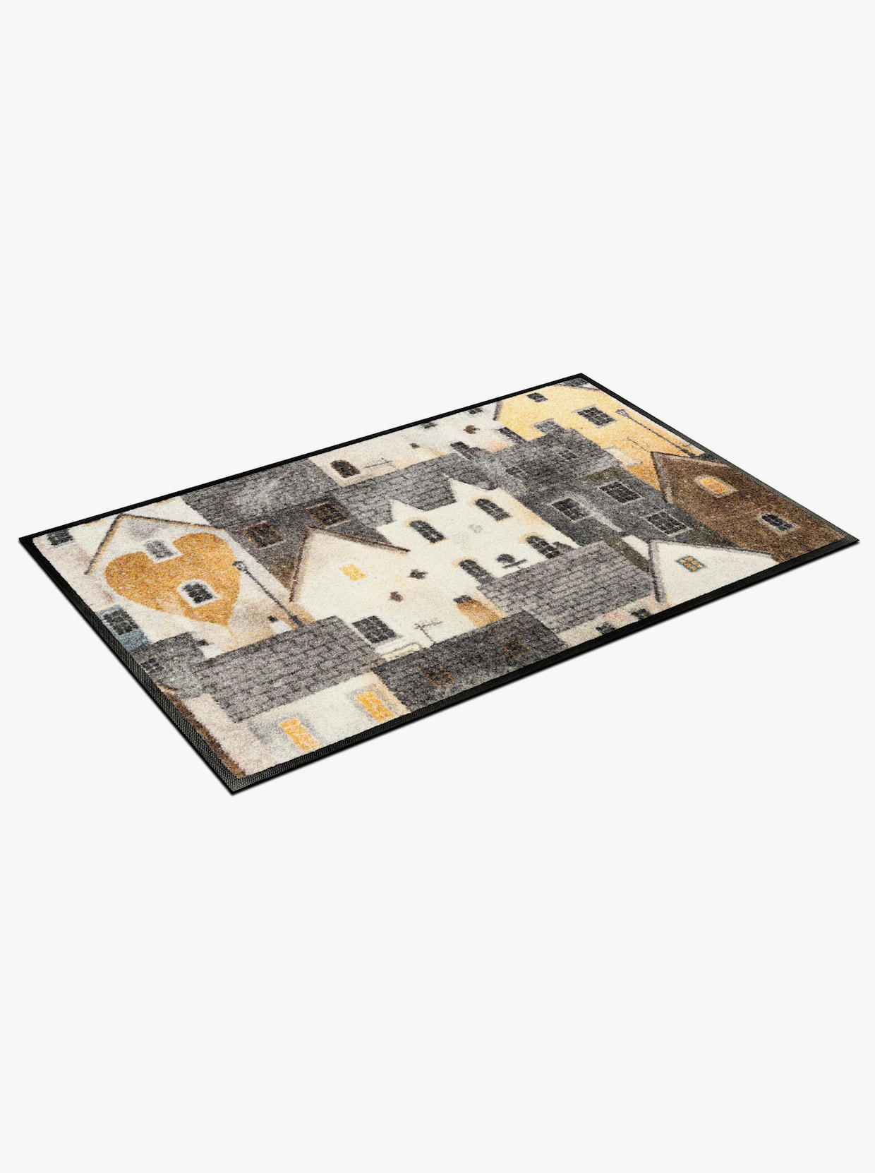 wash+dry by Kleen-Tex Fußmatte - grau-ecru-bedruckt