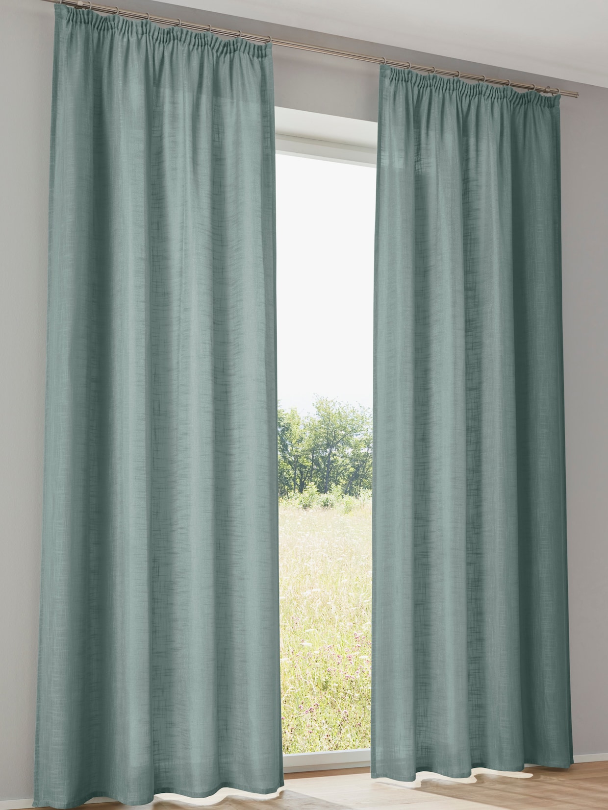 heine home Decoratieve vitrage - salie