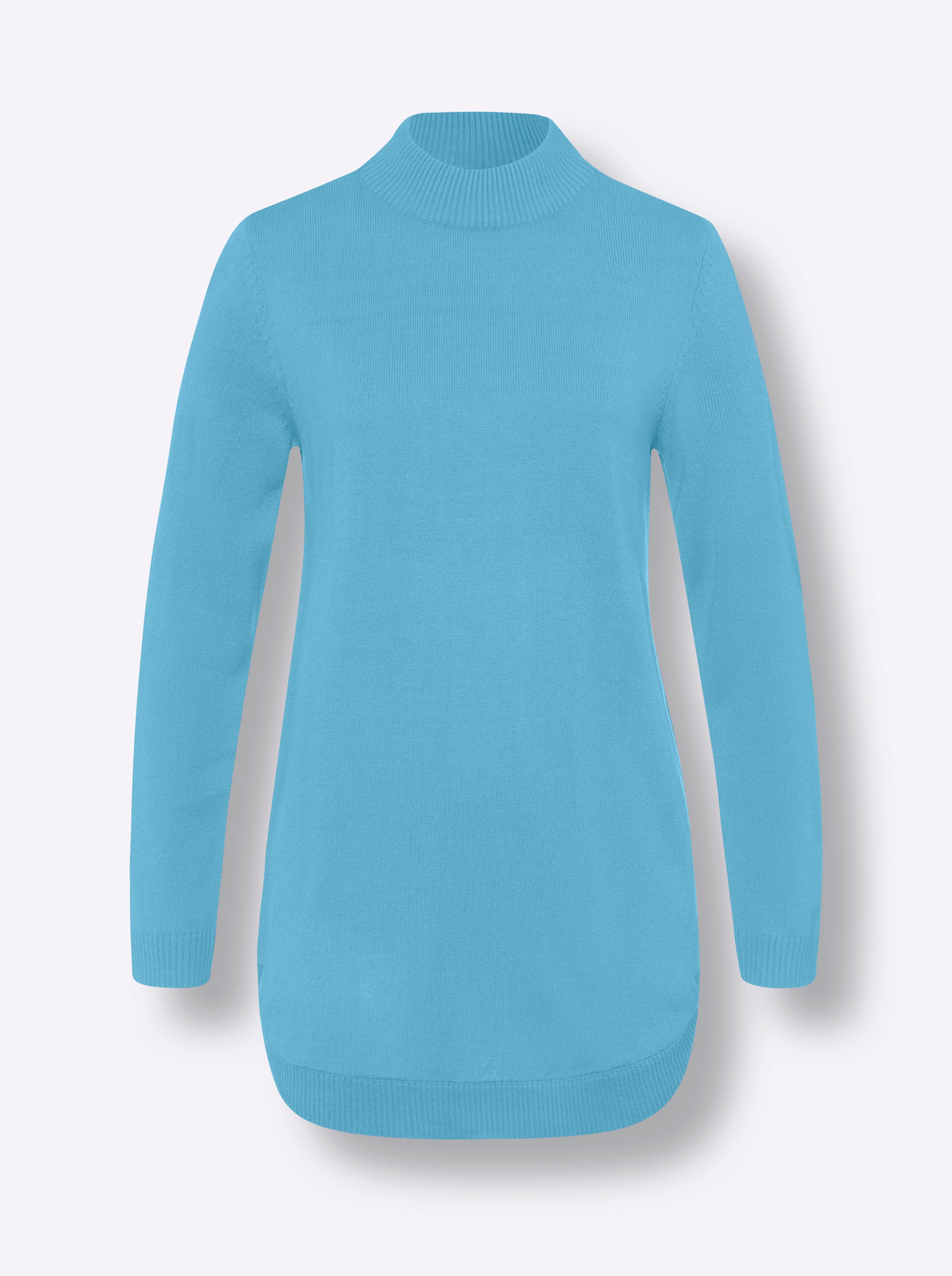 Classic Basics Damen Aqua Longpullover "Longpullover" von Baur - Bild 3