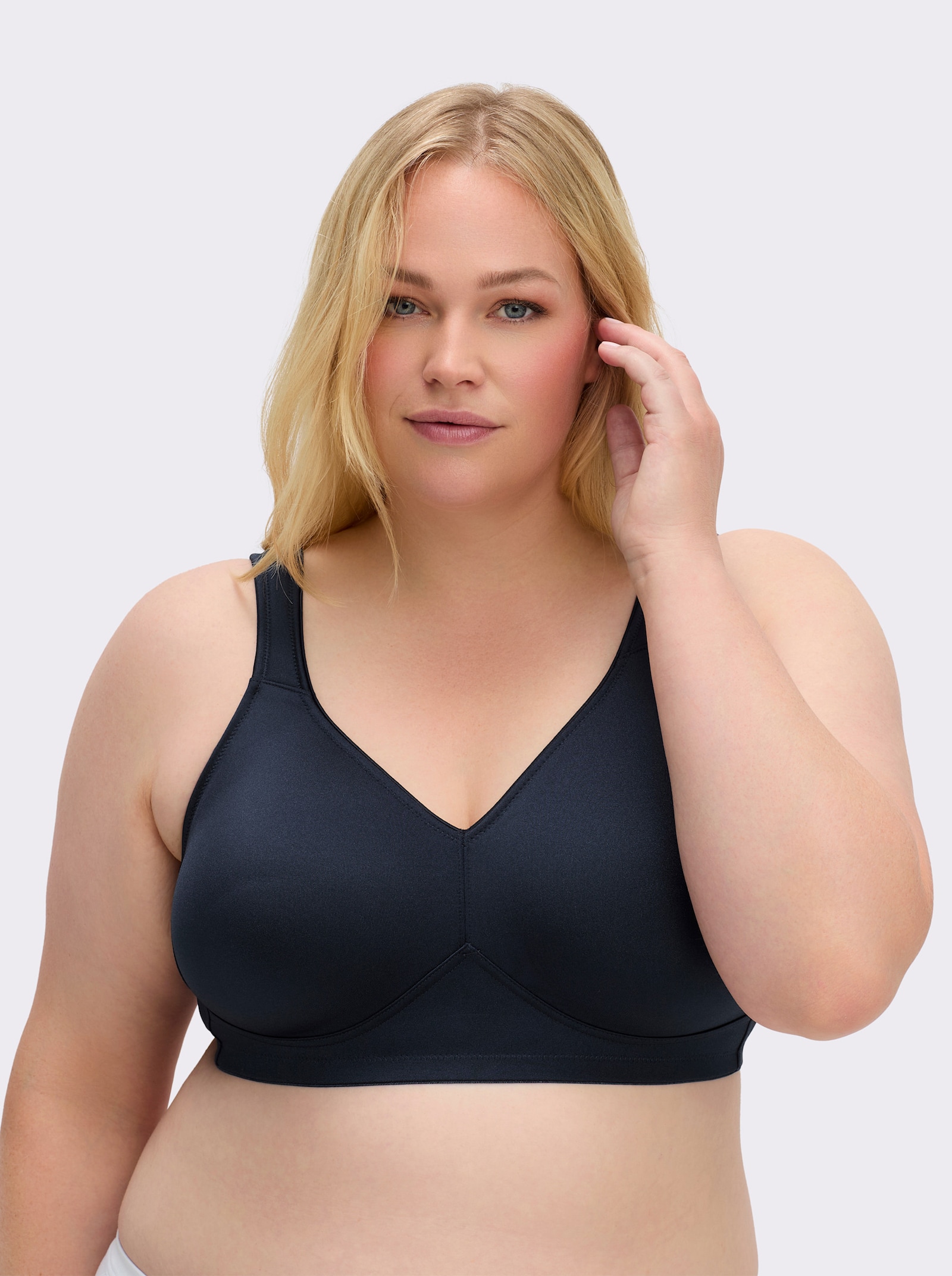 Speidel Komfort-BH ohne Bügel 2-lagigen Cups - marine