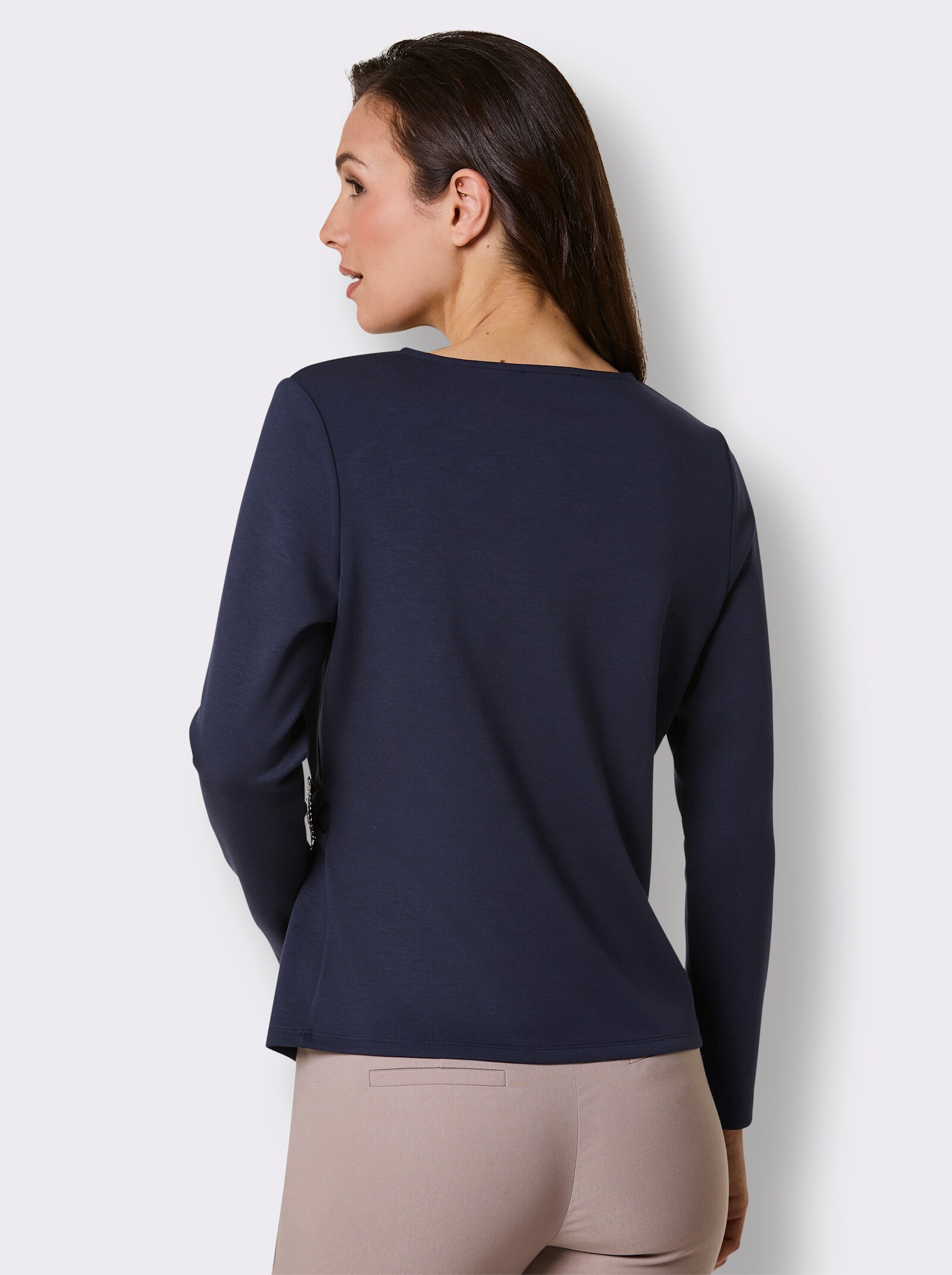 CREATION L PREMIUM V-Shirt - marine