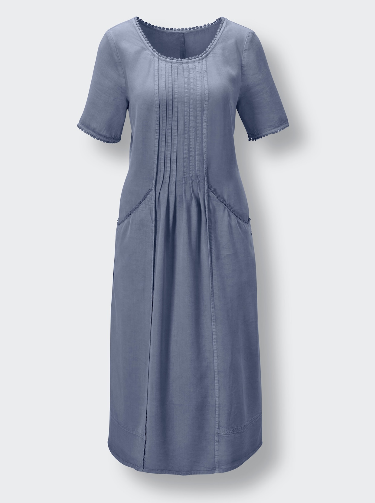 CREATION L PREMIUM Lyocell-Kleid - taubenblau