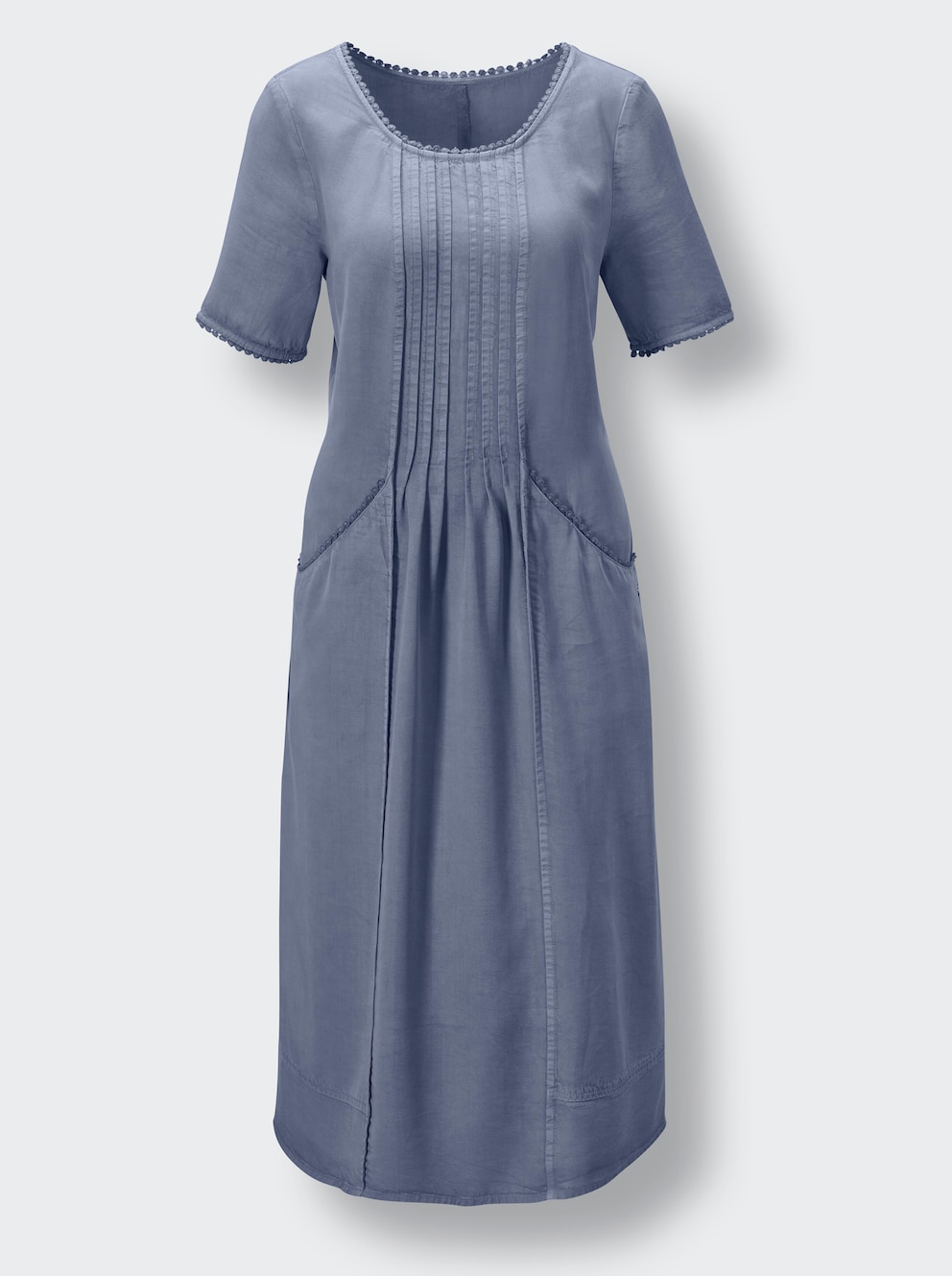 Creation L Premium Lyocell-Kleid in taubenblau | WITT WEIDEN