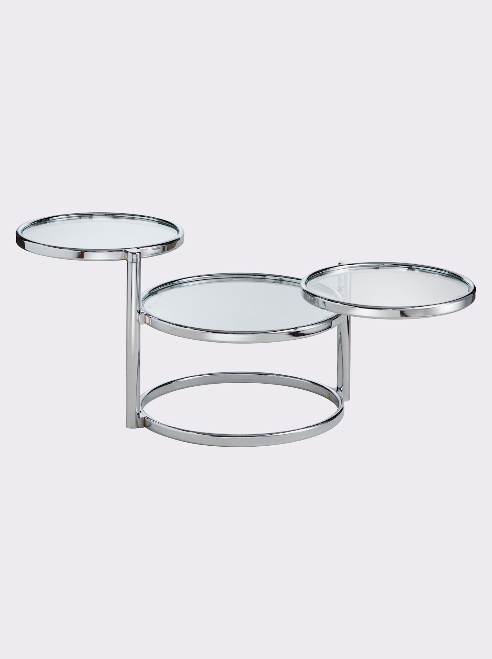 heine home Couchtisch - chromfarben