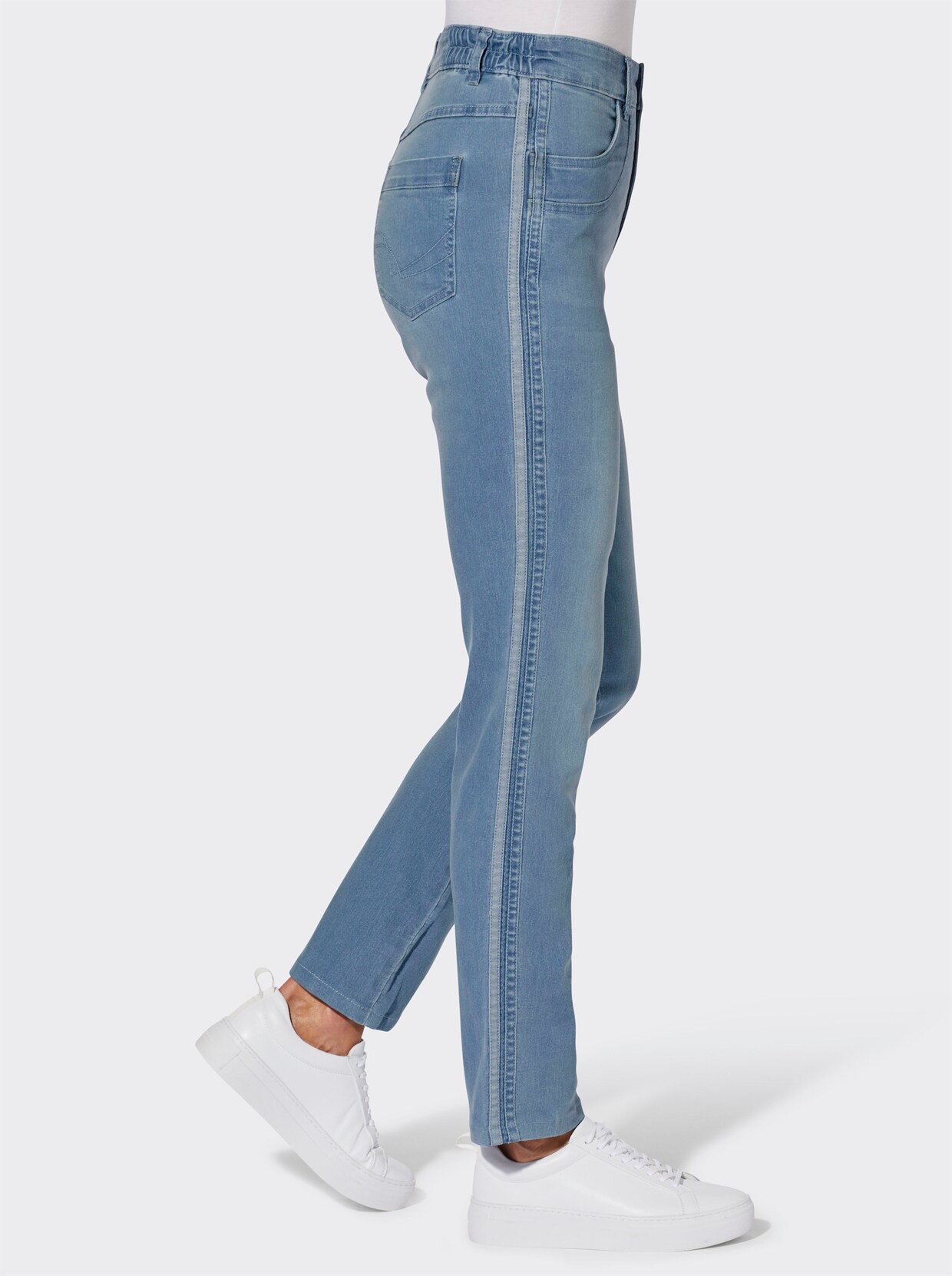 Jeans - blue-bleached