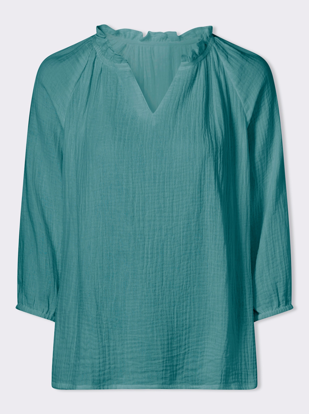 Schlupf-Bluse - ozean