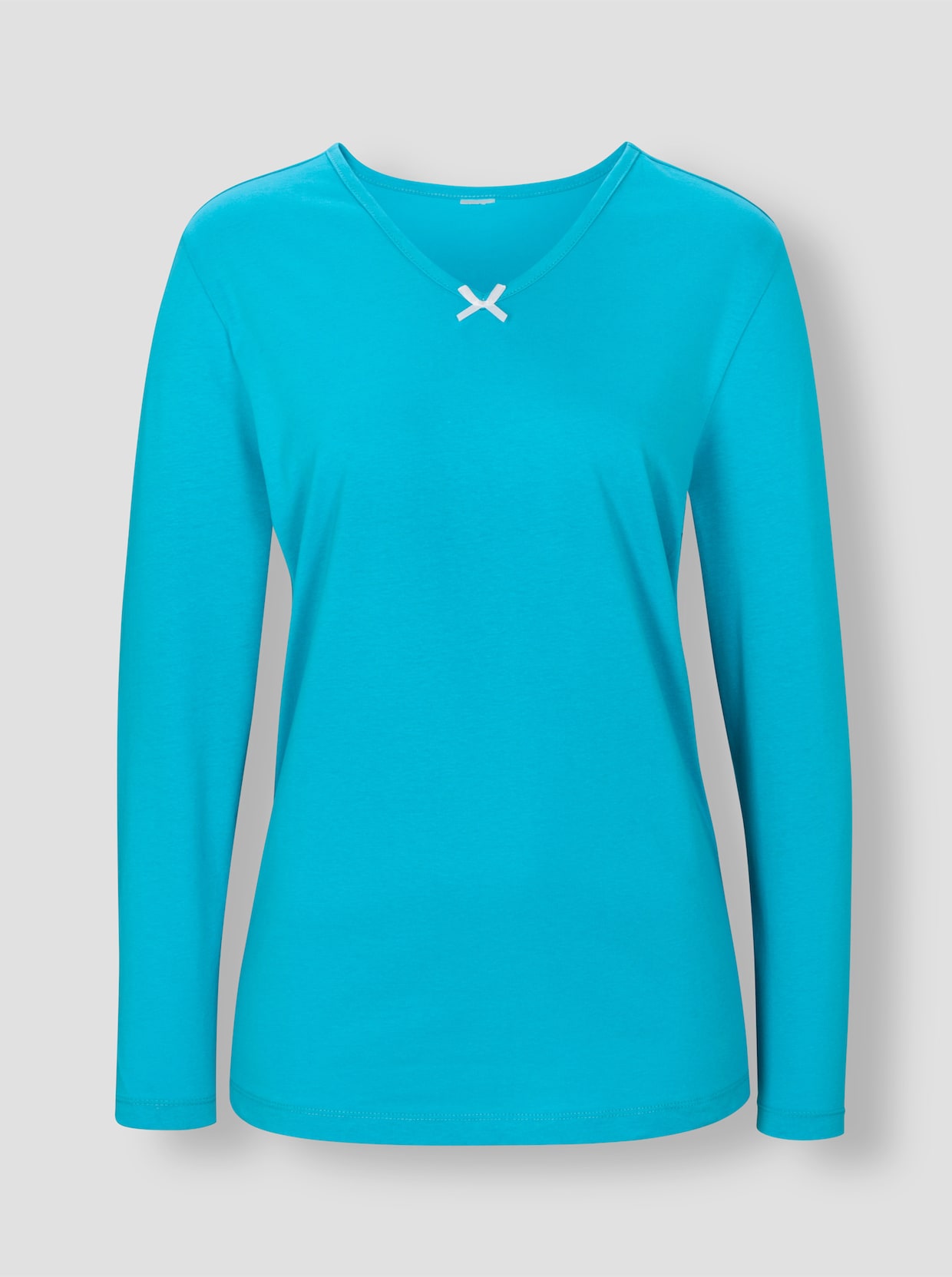 Pyjama-Shirt - turquoise