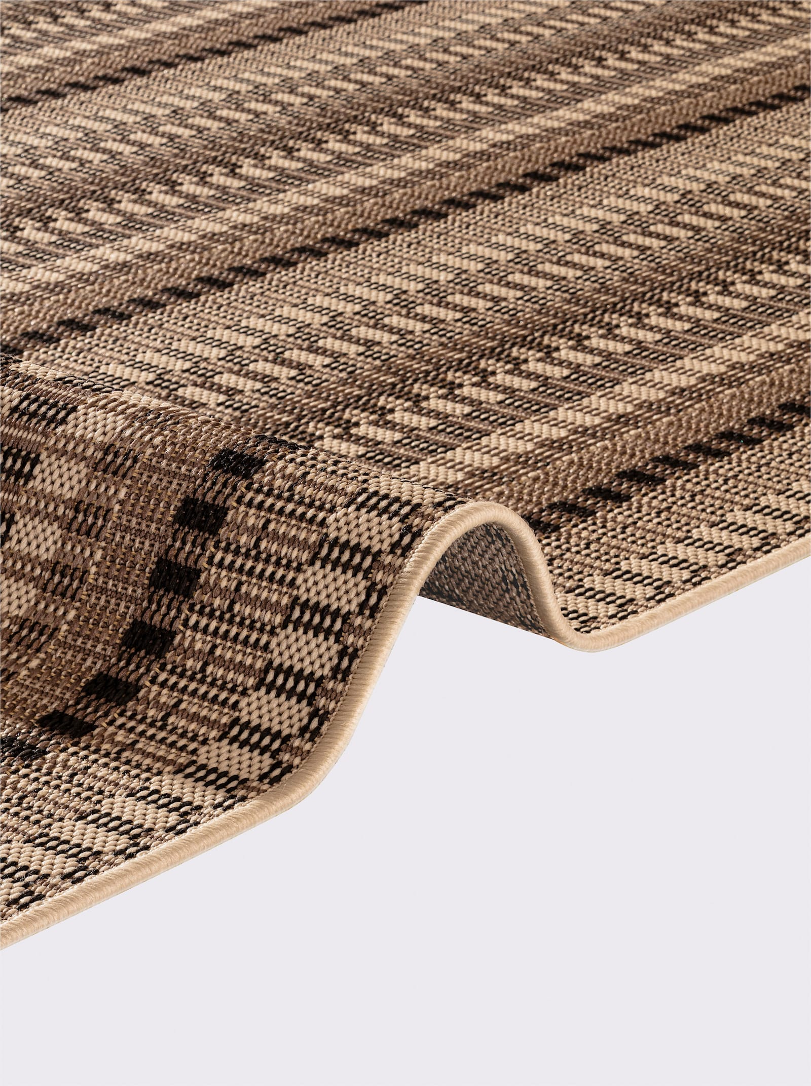 heine home Teppich - braun-ecru