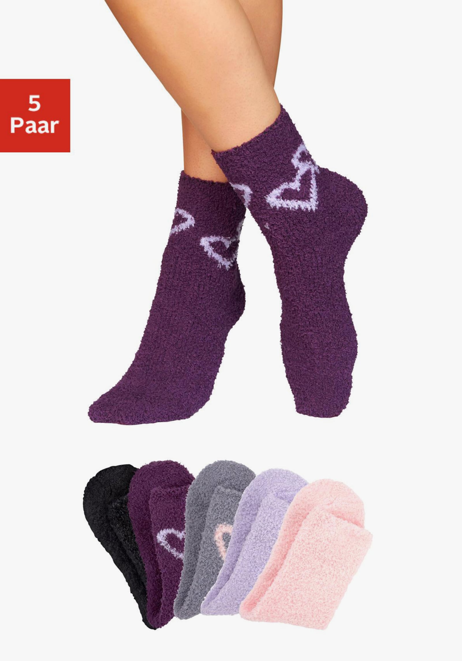 Lavana Kuschelsocken - bunt