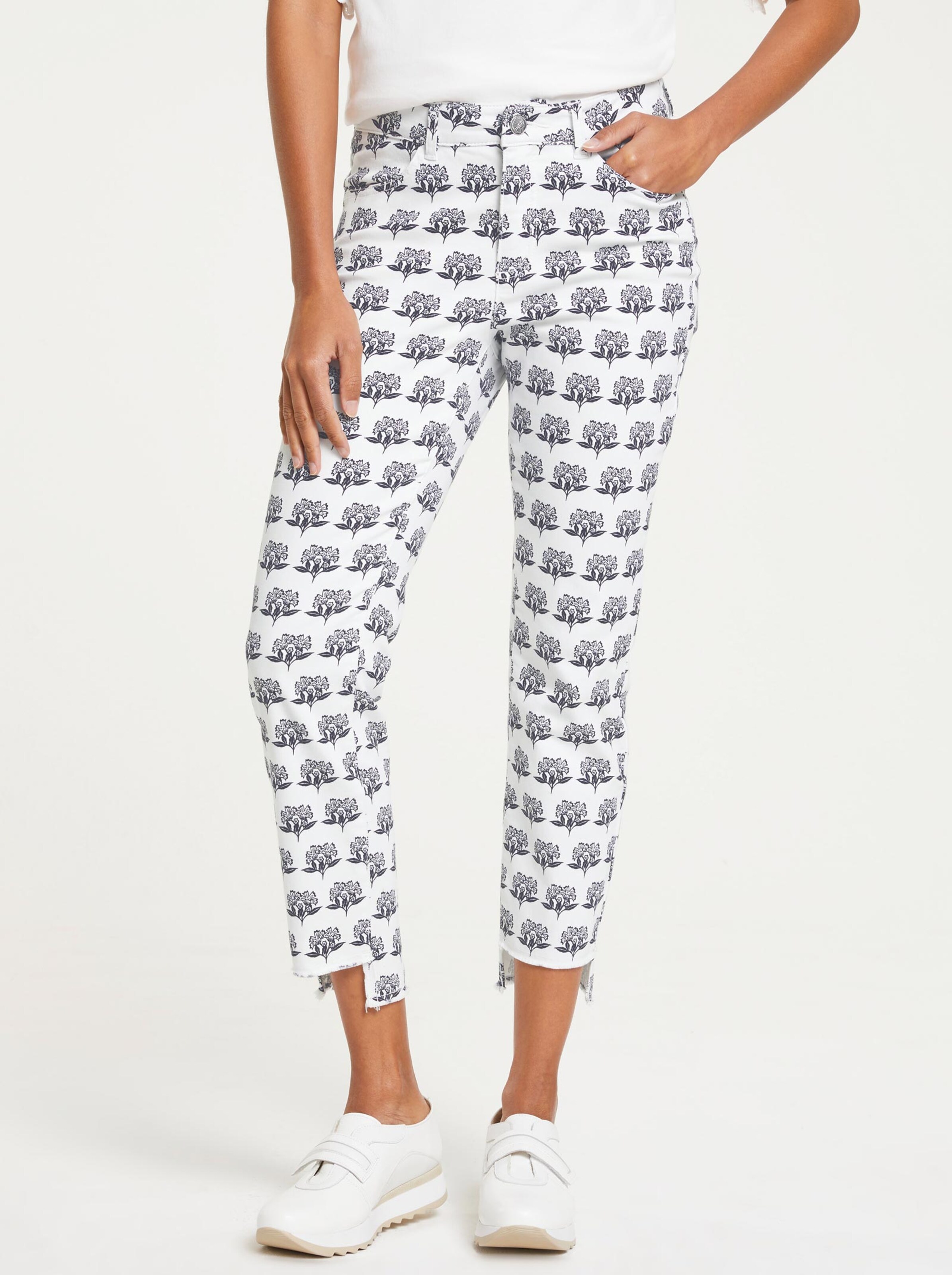 Broek met print