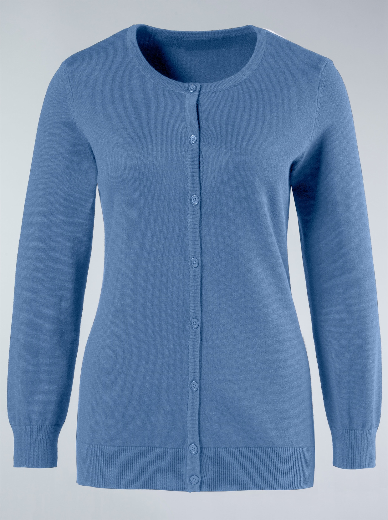 Strickjacke - blau