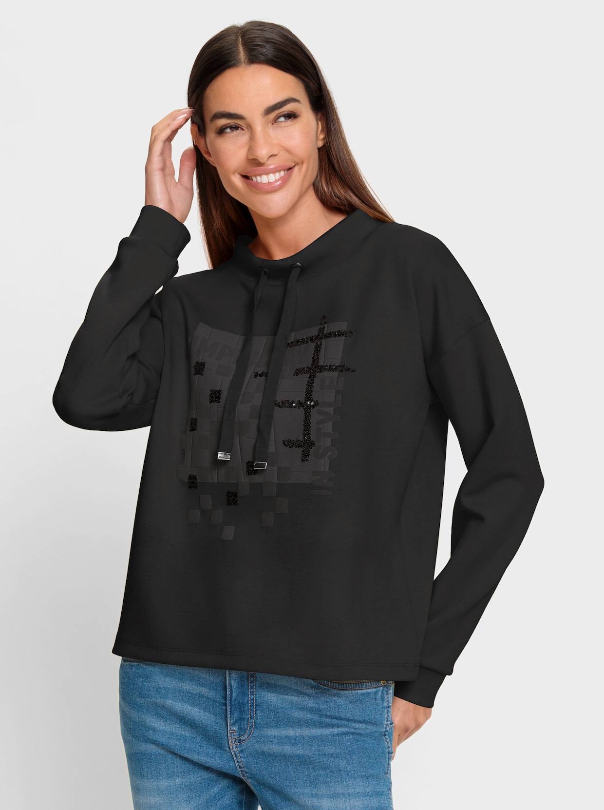 heine Sweatshirt - schwarz