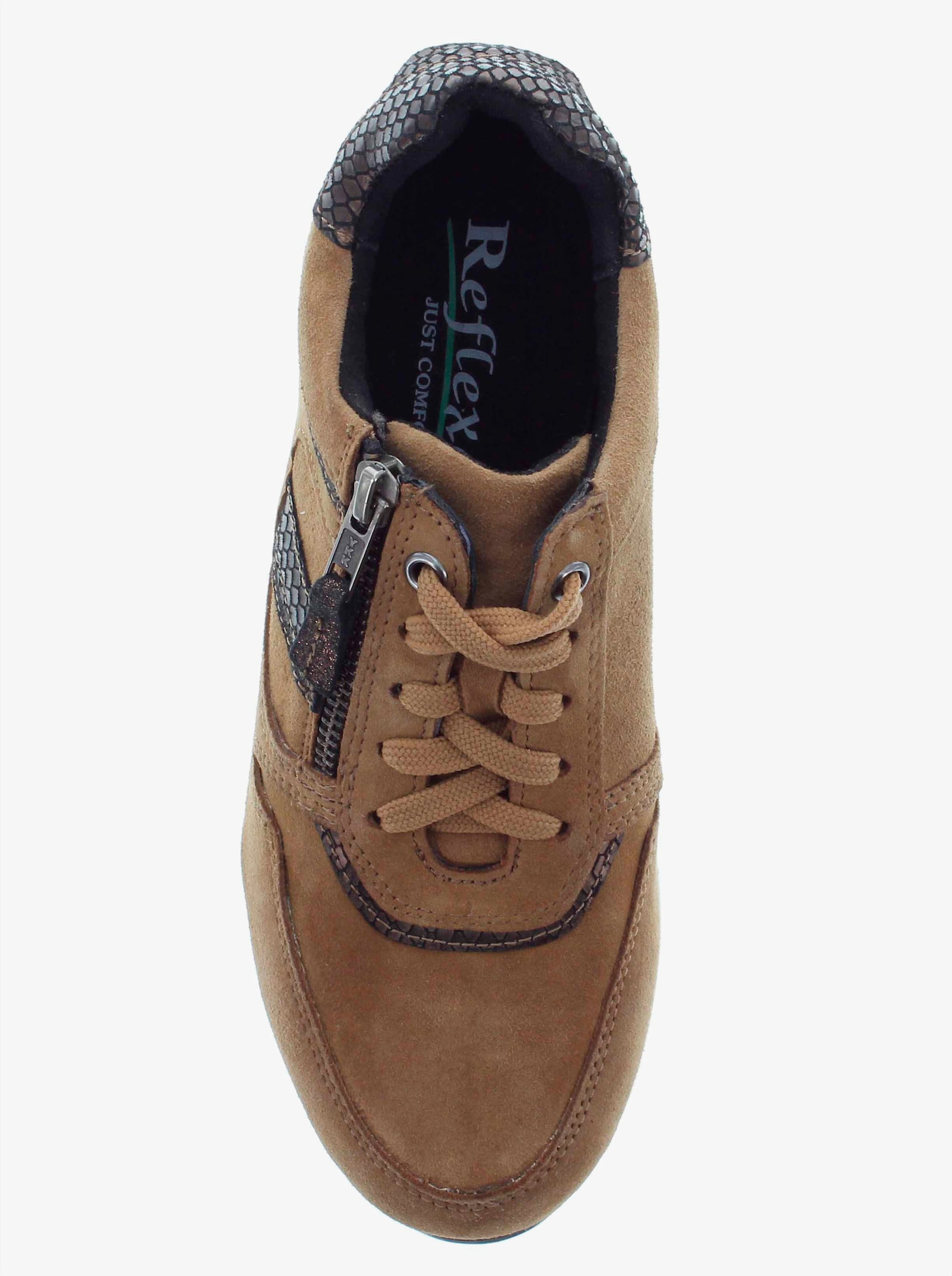 airsoft modern+ Sneaker mit Wechselfußbett - camel