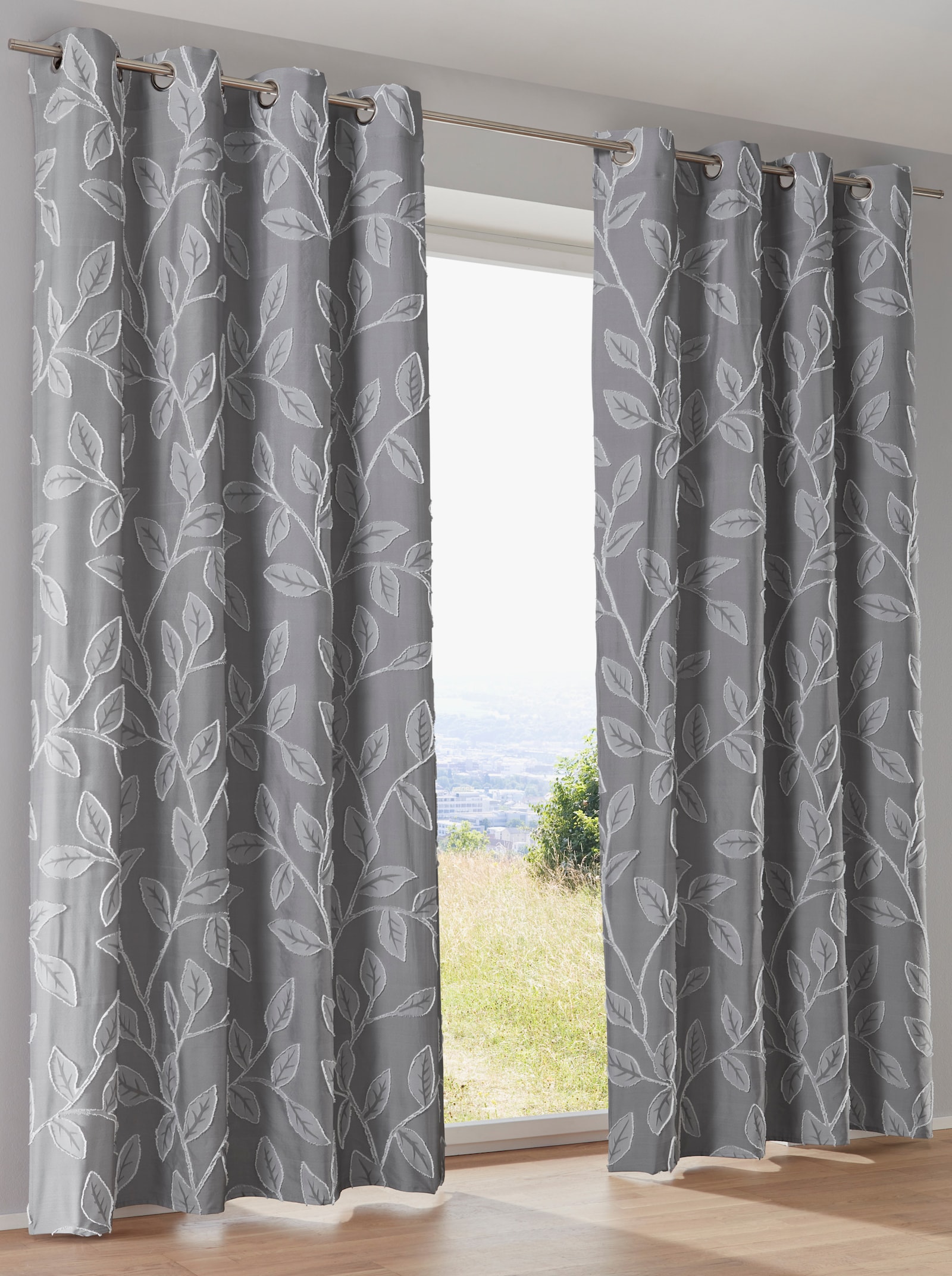 heine home gordijnen - grijs