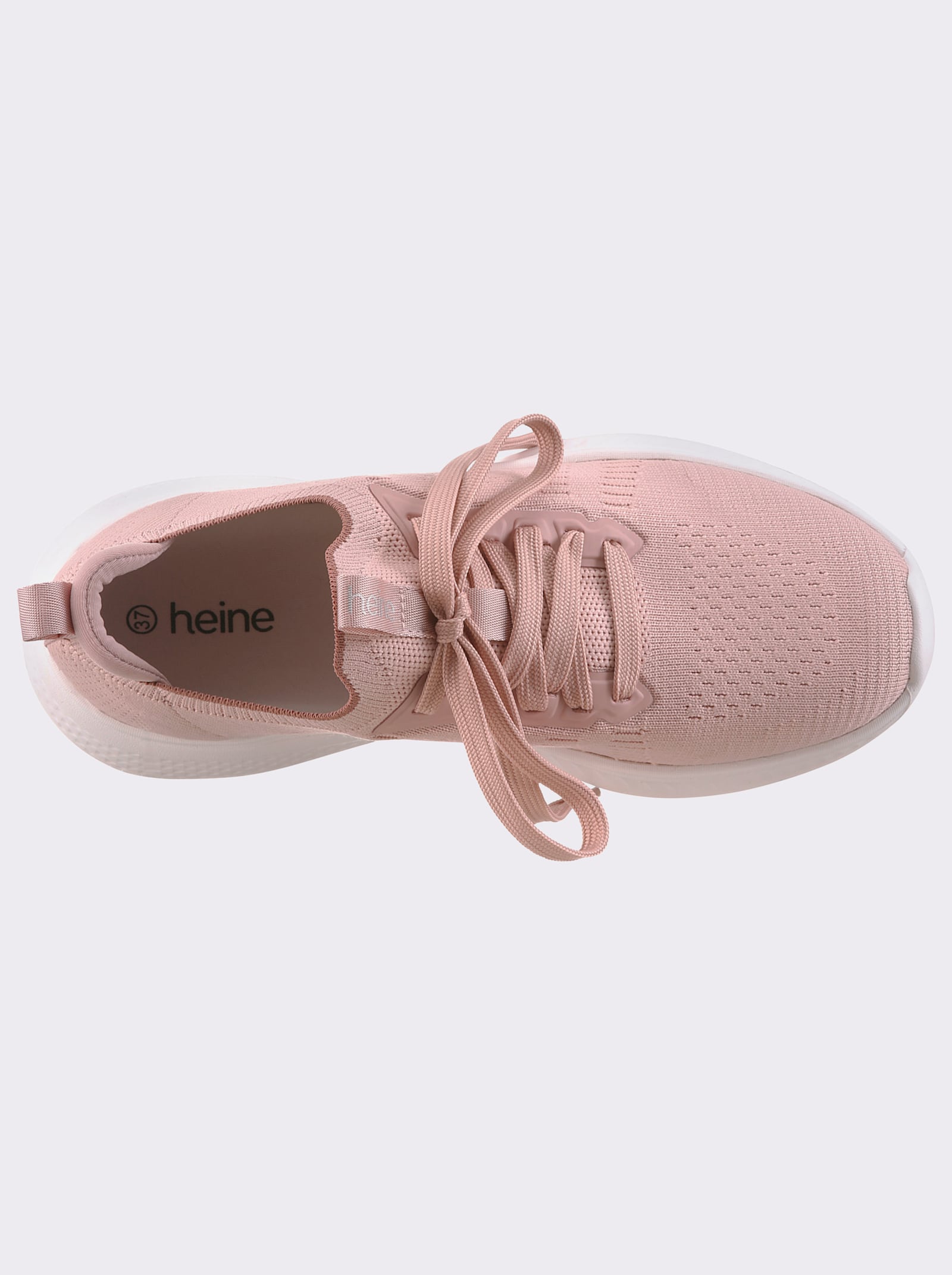 heine Sneaker aus Textilstrick - rose