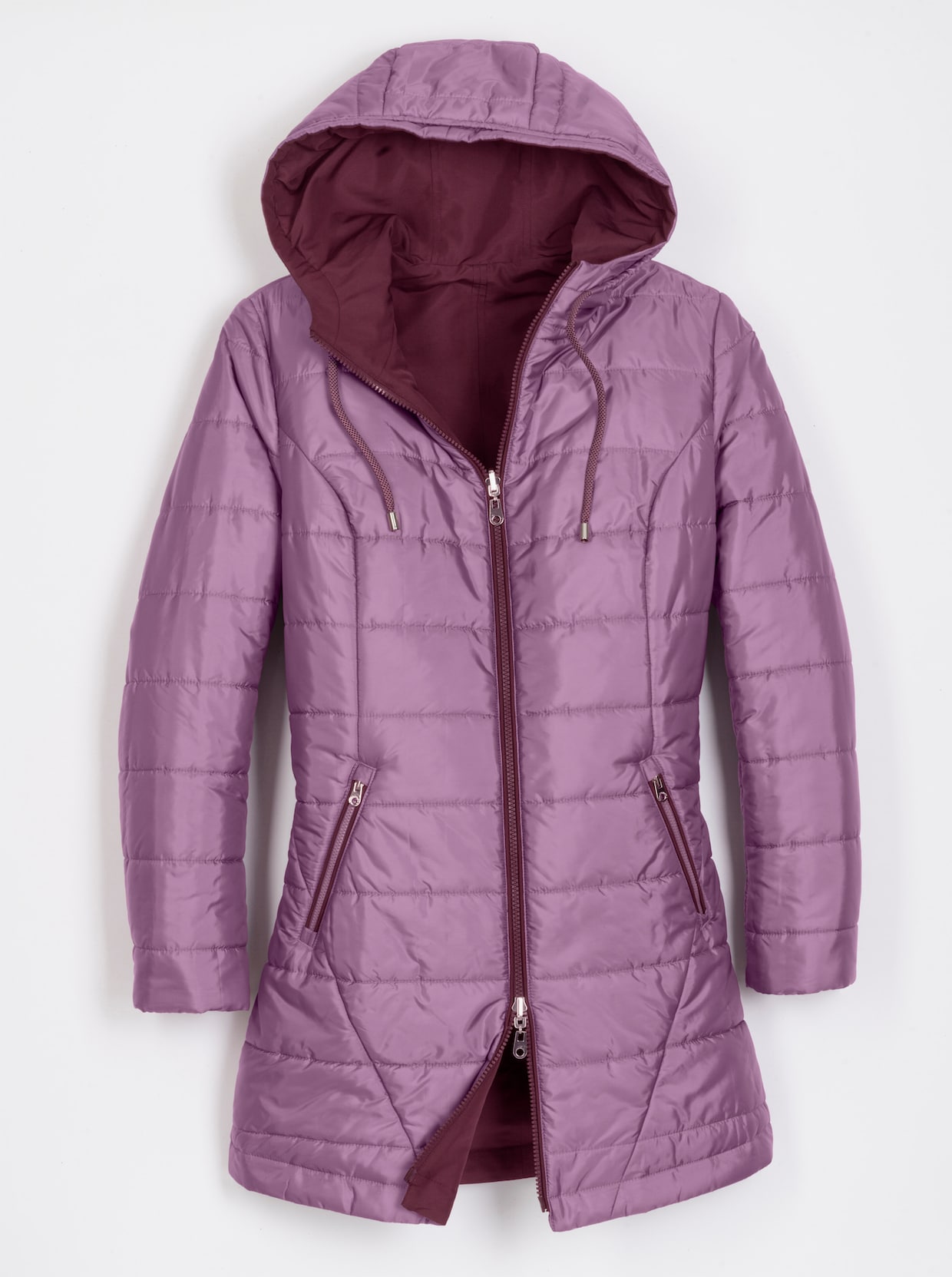 Wendejacke - burgund-violett